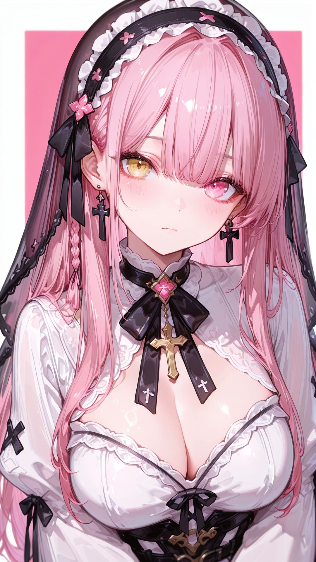 #ai绘画 #壁纸 #异瞳 #动漫少女,第2张