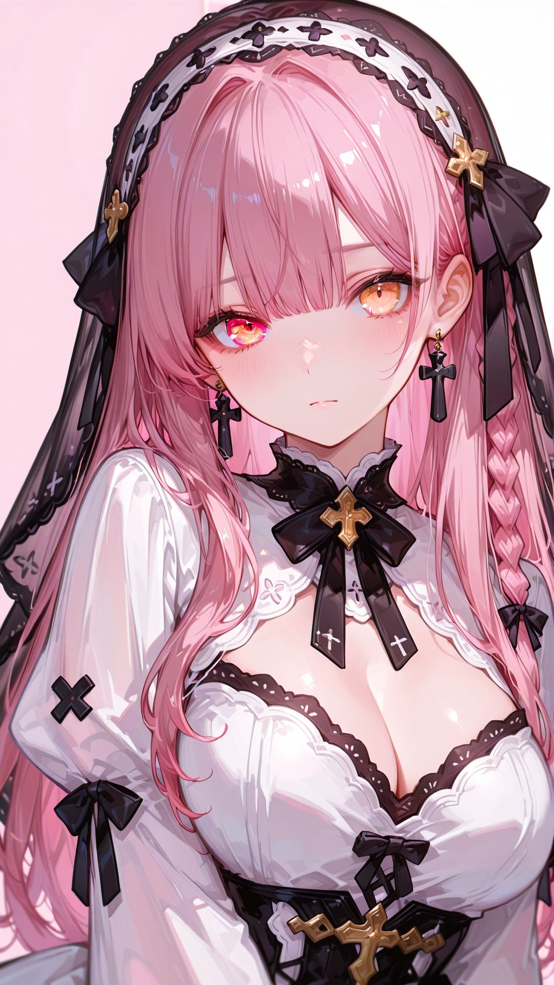 #ai绘画 #壁纸 #异瞳 #动漫少女,第3张