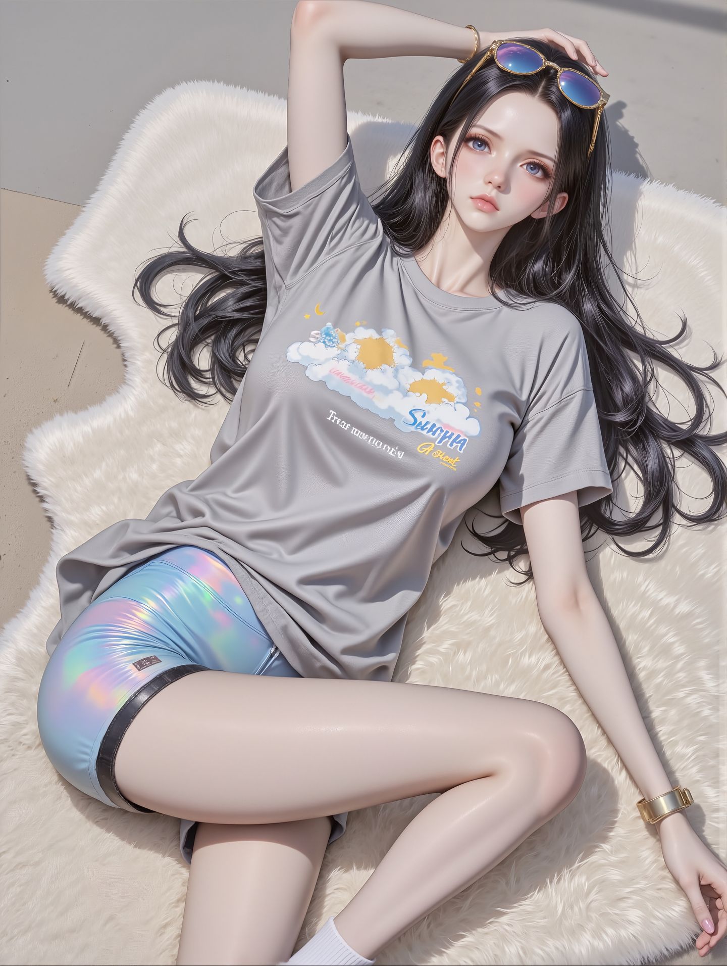 海贼女团居家写实风#二次元 #动漫 #海贼王 #女帝 #完美身材,第2张