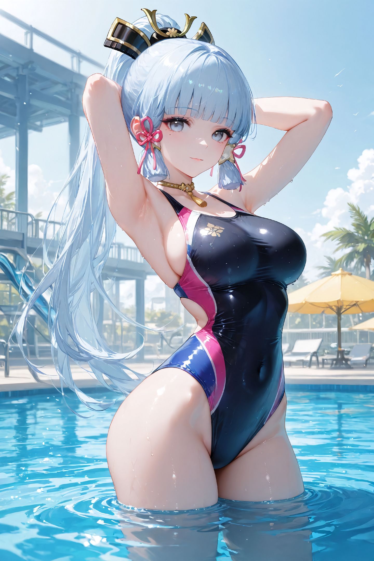 原神 游戏 神里绫华 手机高清壁纸,第2张