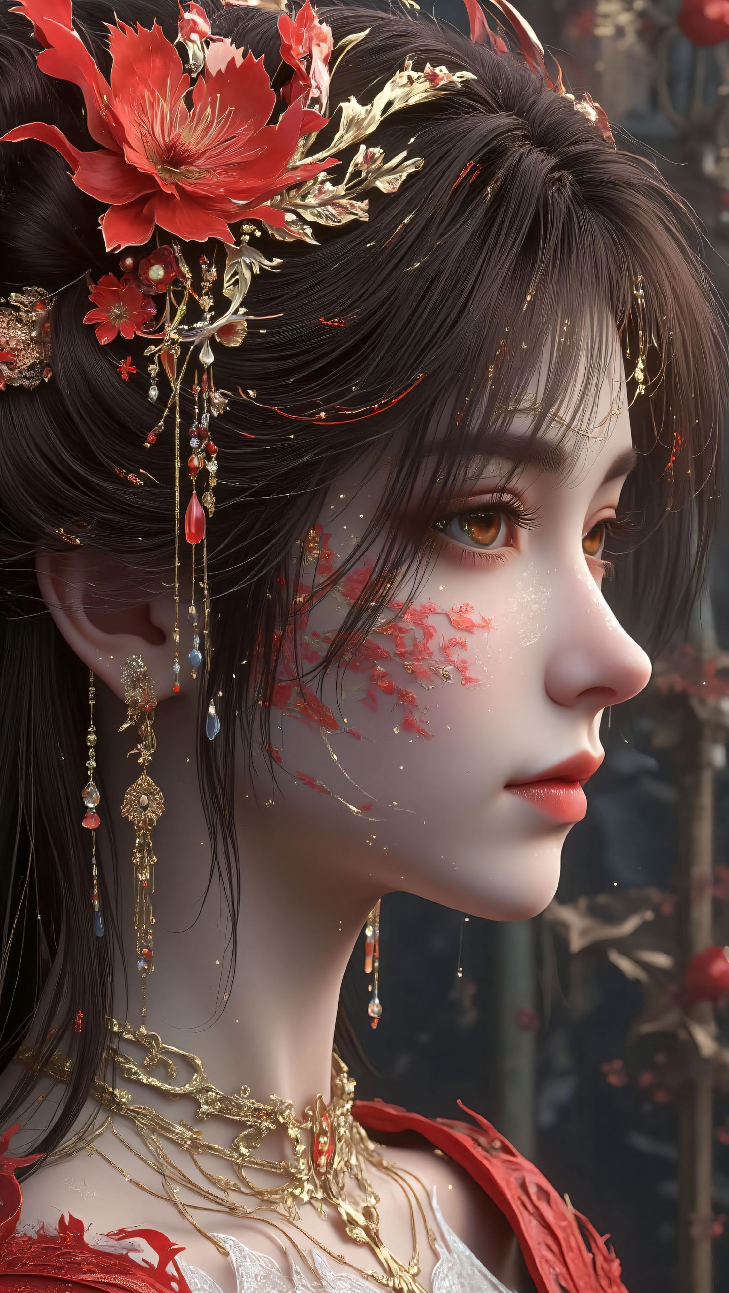 高清壁纸 美图分享 完美世界 火灵儿 全屏高清壁纸,第2张