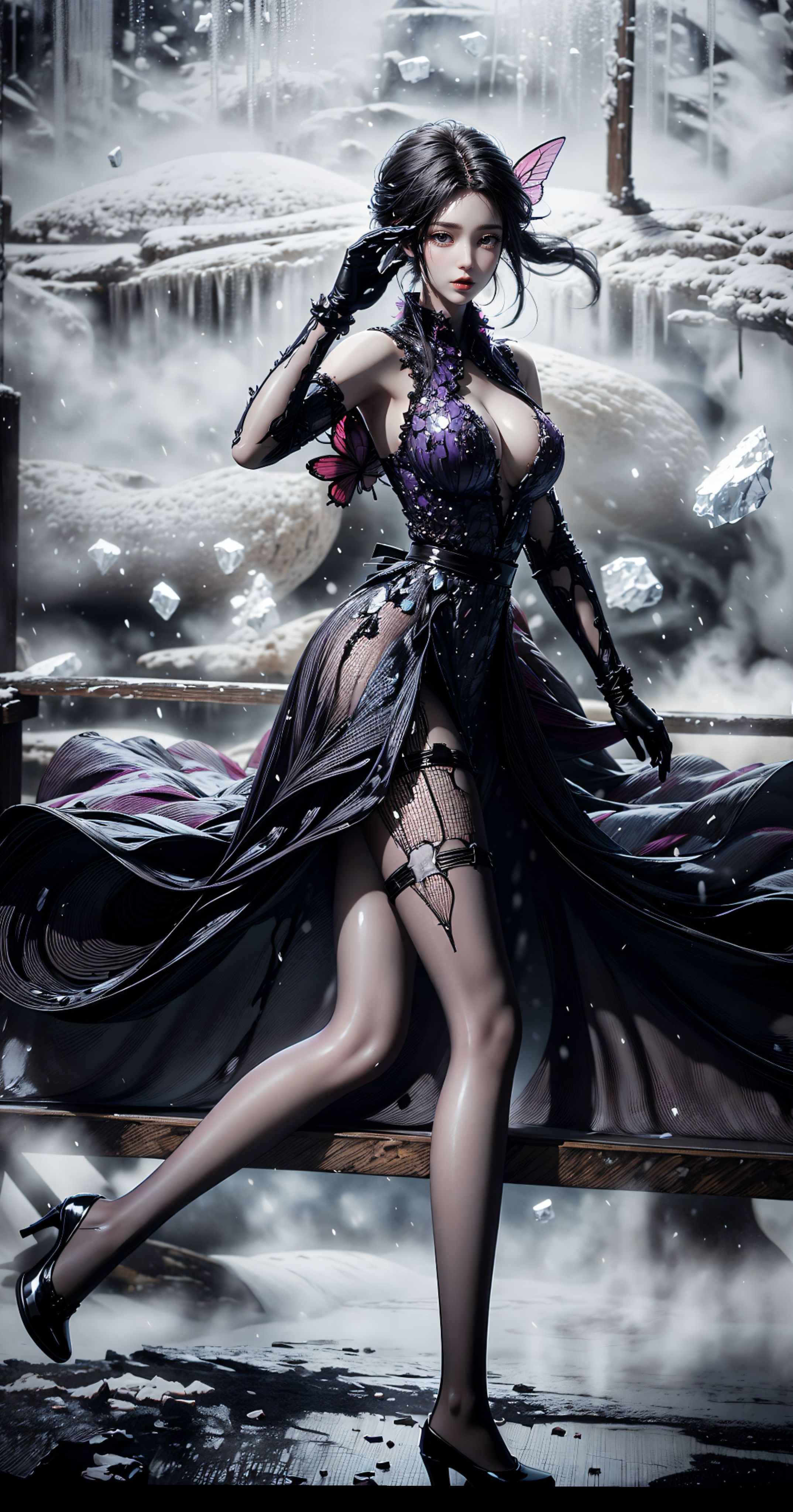 火灵儿 国漫美女 长腿女神 身材好就是好 画面太美,第3张