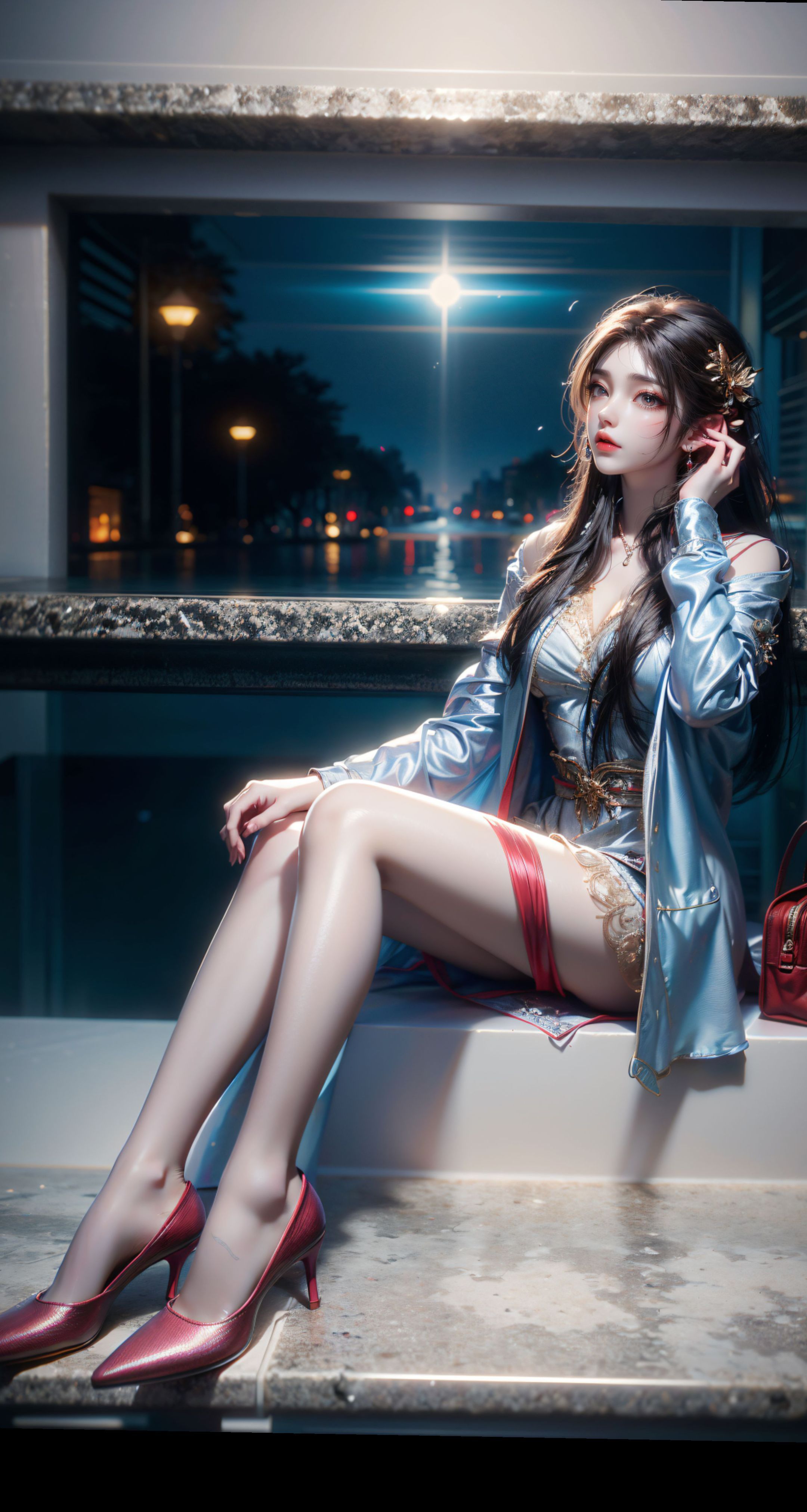 完美世界 火灵儿 国漫美女 大长腿 好看,第4张