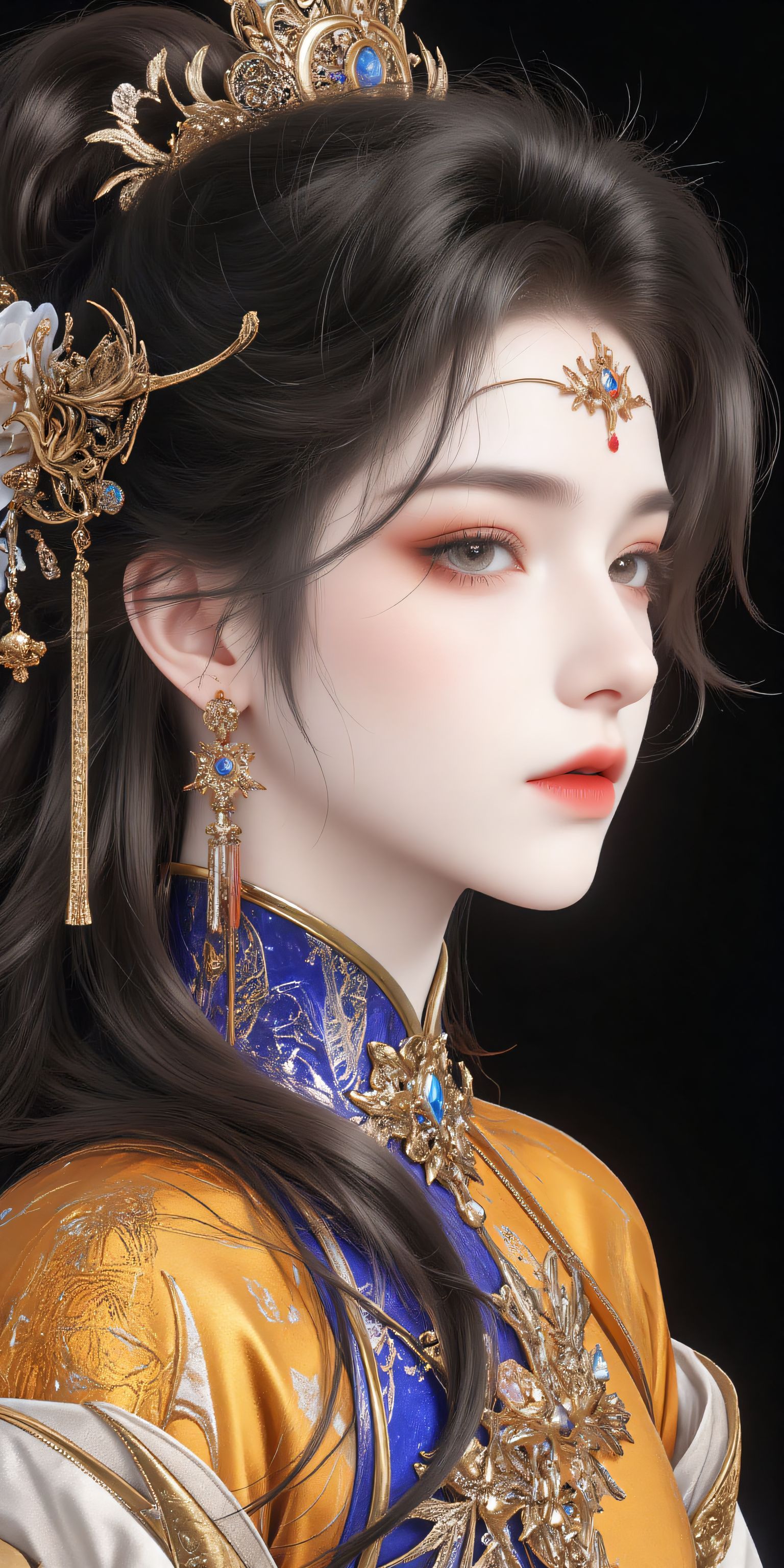 古风美女 斗破苍穹 玄衣 国风古韵 动漫 国漫,第2张