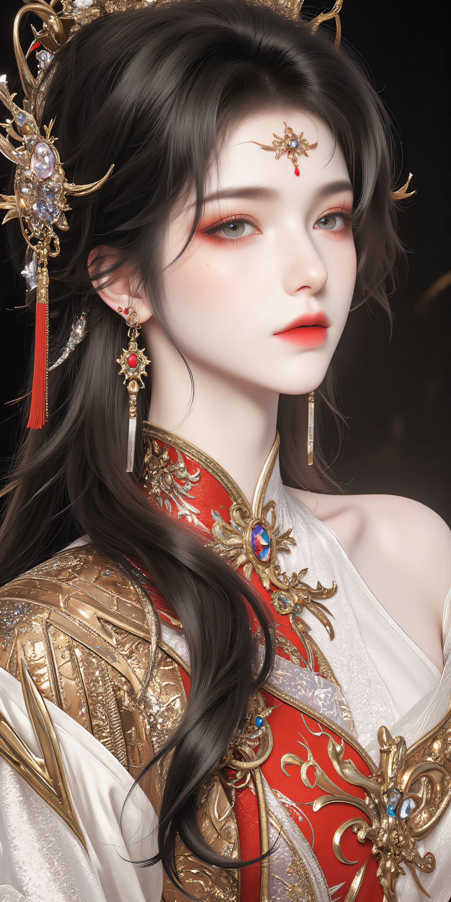 古风美女 斗破苍穹 玄衣 国风古韵 动漫 国漫,第4张