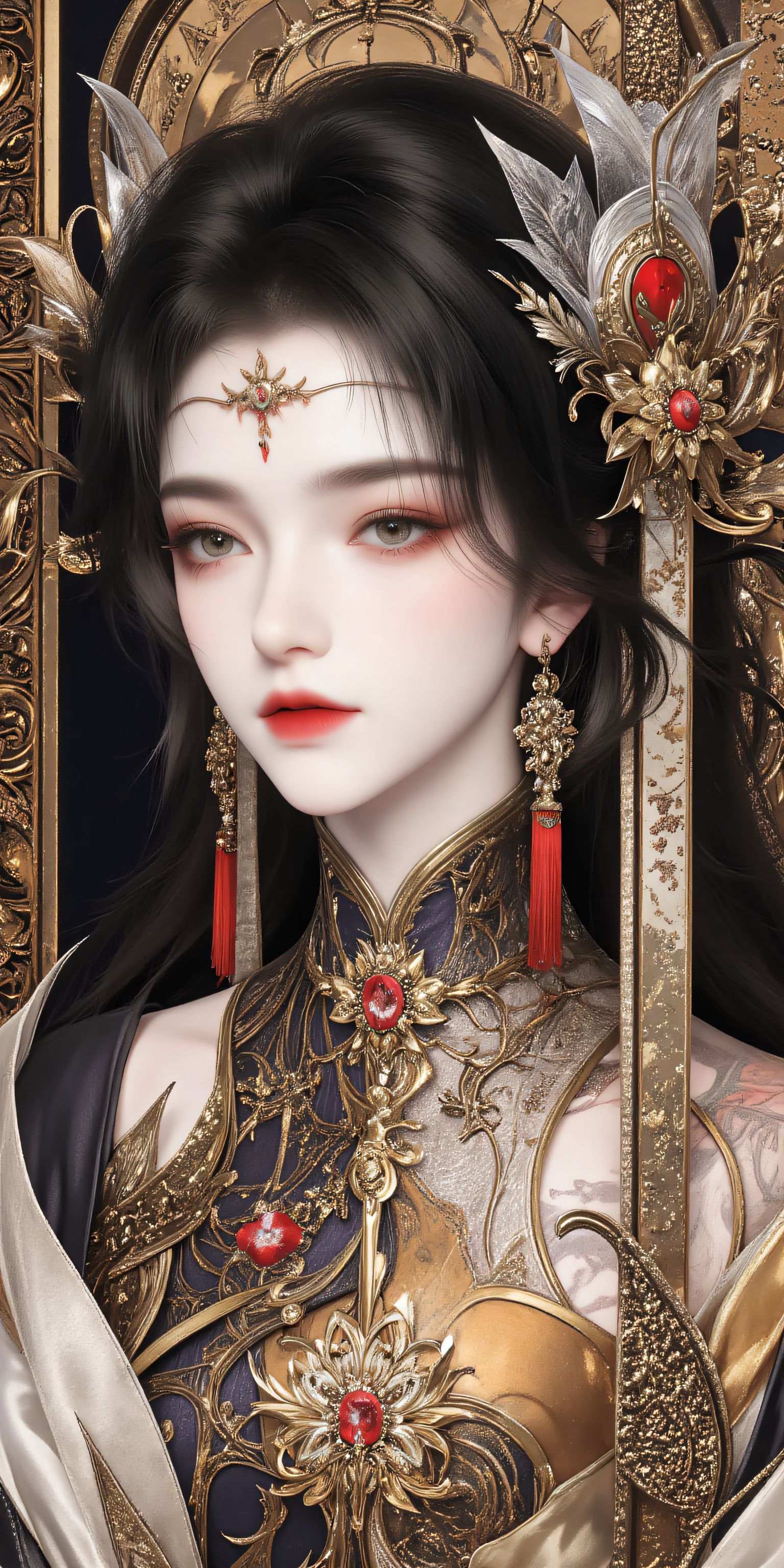 古风美女 斗破苍穹 玄衣 国风古韵 动漫 国漫,第13张