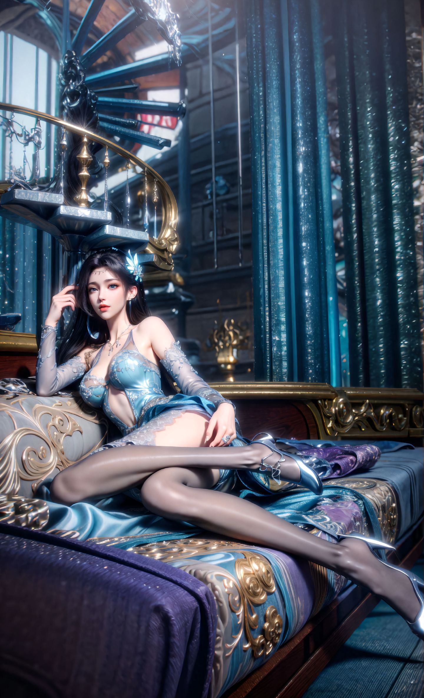 动漫 斗破苍穹 云韵 国漫美女 大长腿 最新,第5张