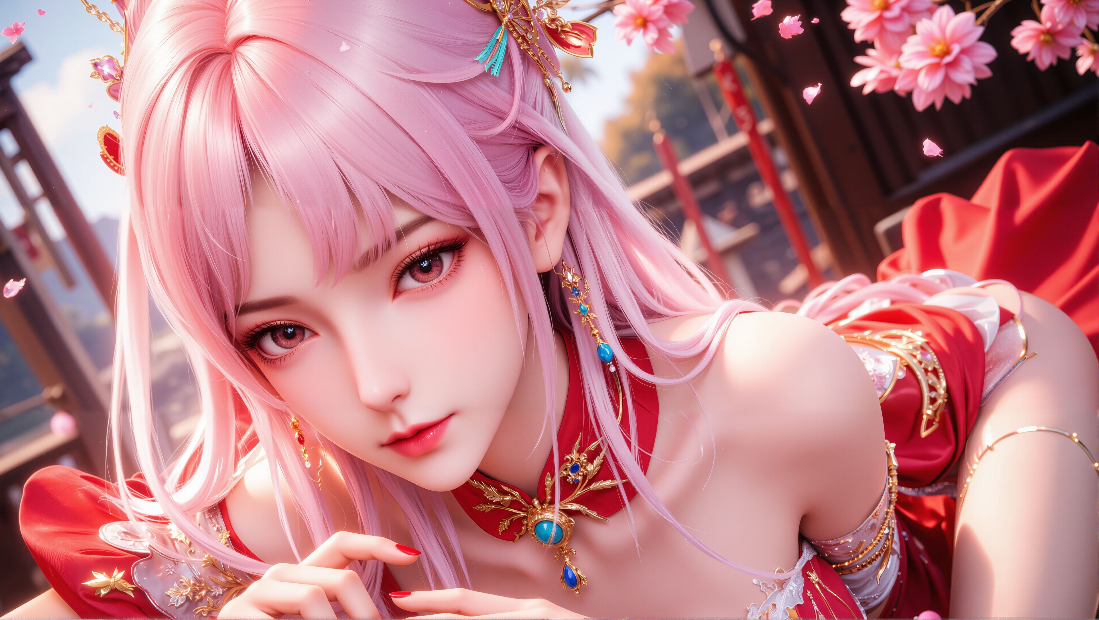 【7P】神印王座圣采儿4k绝美横版壁纸。#动漫 #国漫女神,第1张