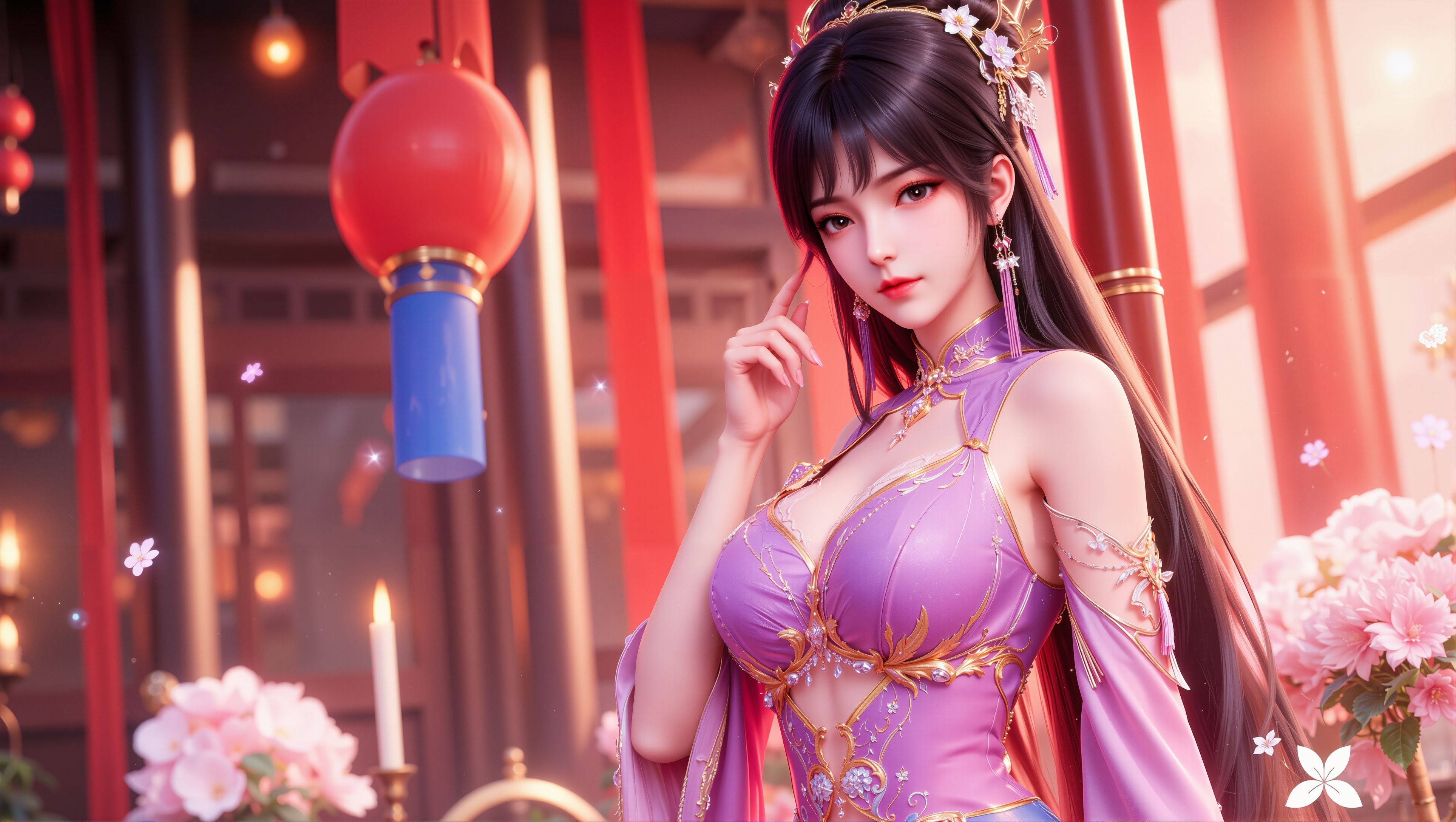 【7P】神印王座圣采儿4k绝美横版壁纸。#动漫 #国漫女神,第6张