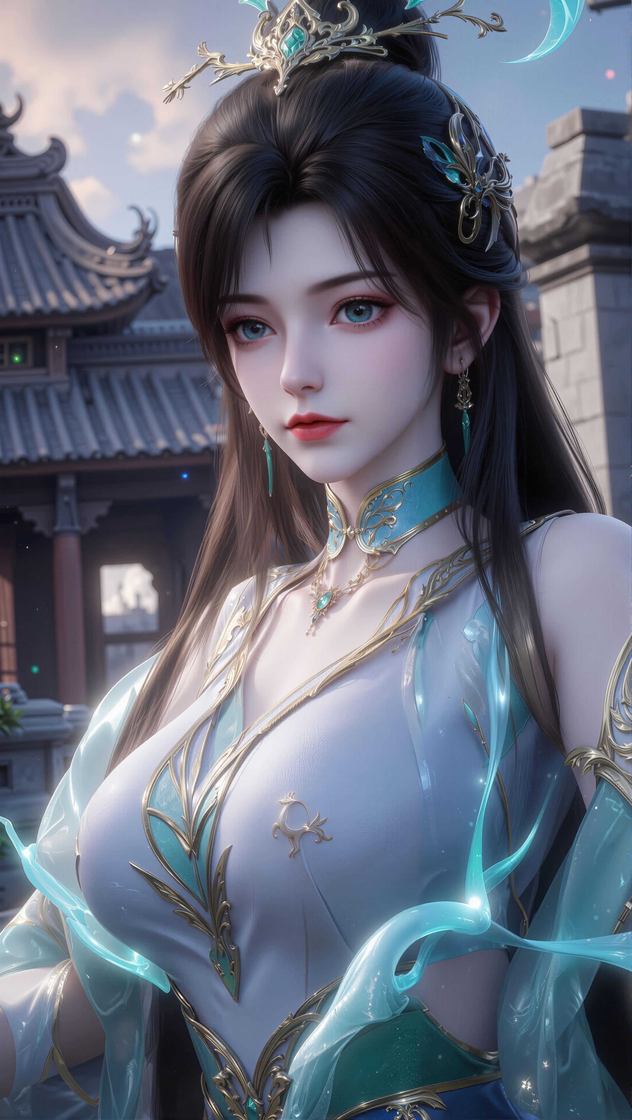 斗破苍穹 特写镜头。#动漫 #国漫女神 #壁纸 #青鳞,第1张