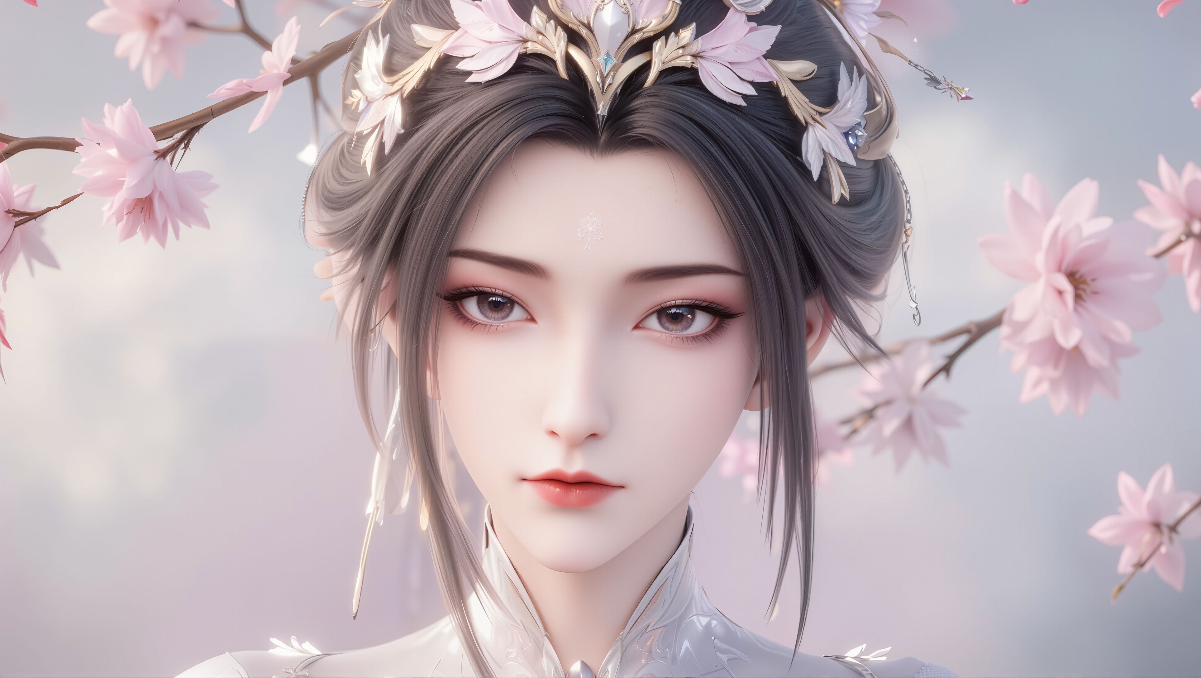 陆雪琪粉黛特写：从发丝光影到唇釉渐变。,第3张