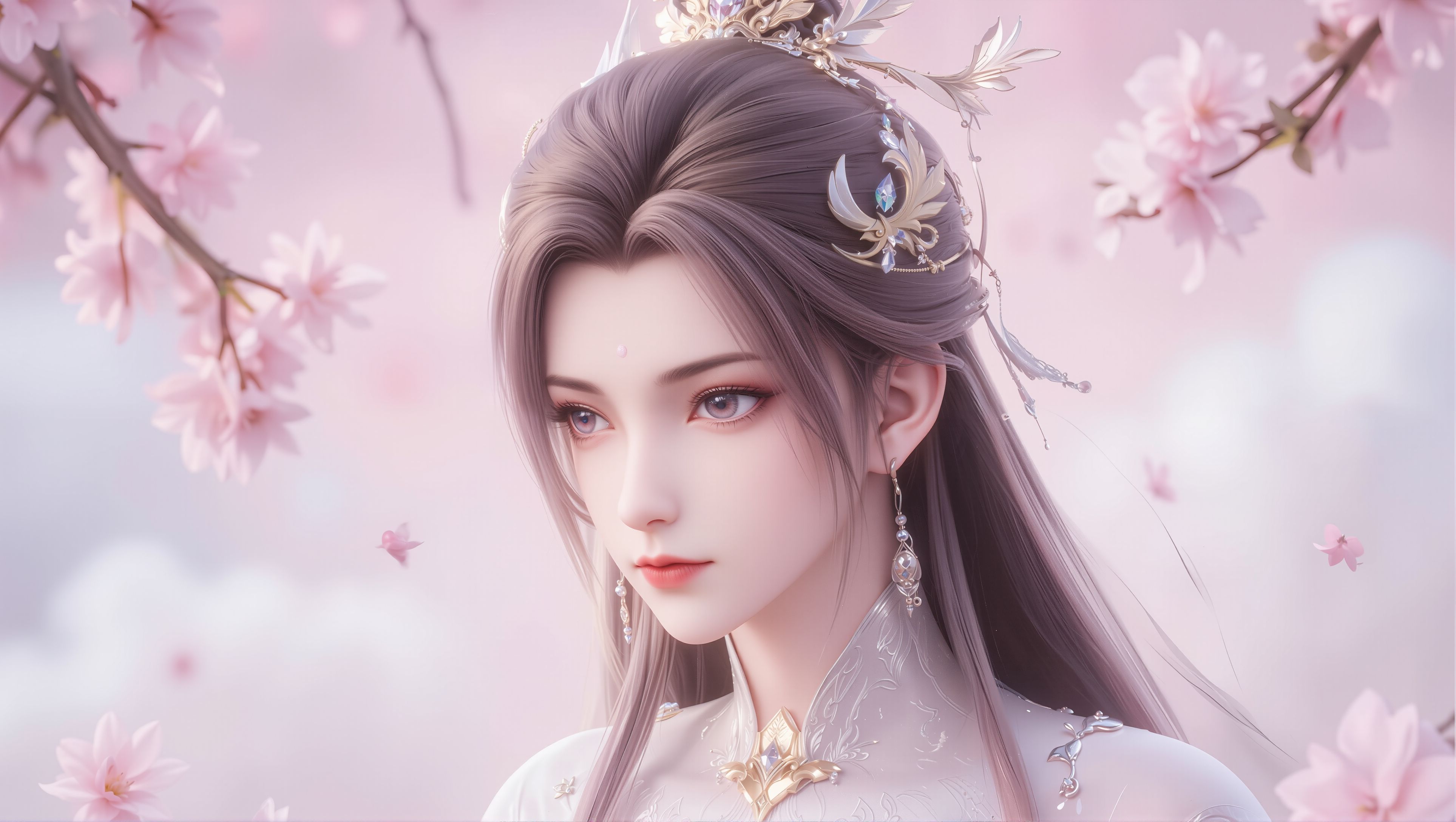 陆雪琪粉黛特写：从发丝光影到唇釉渐变。,第2张