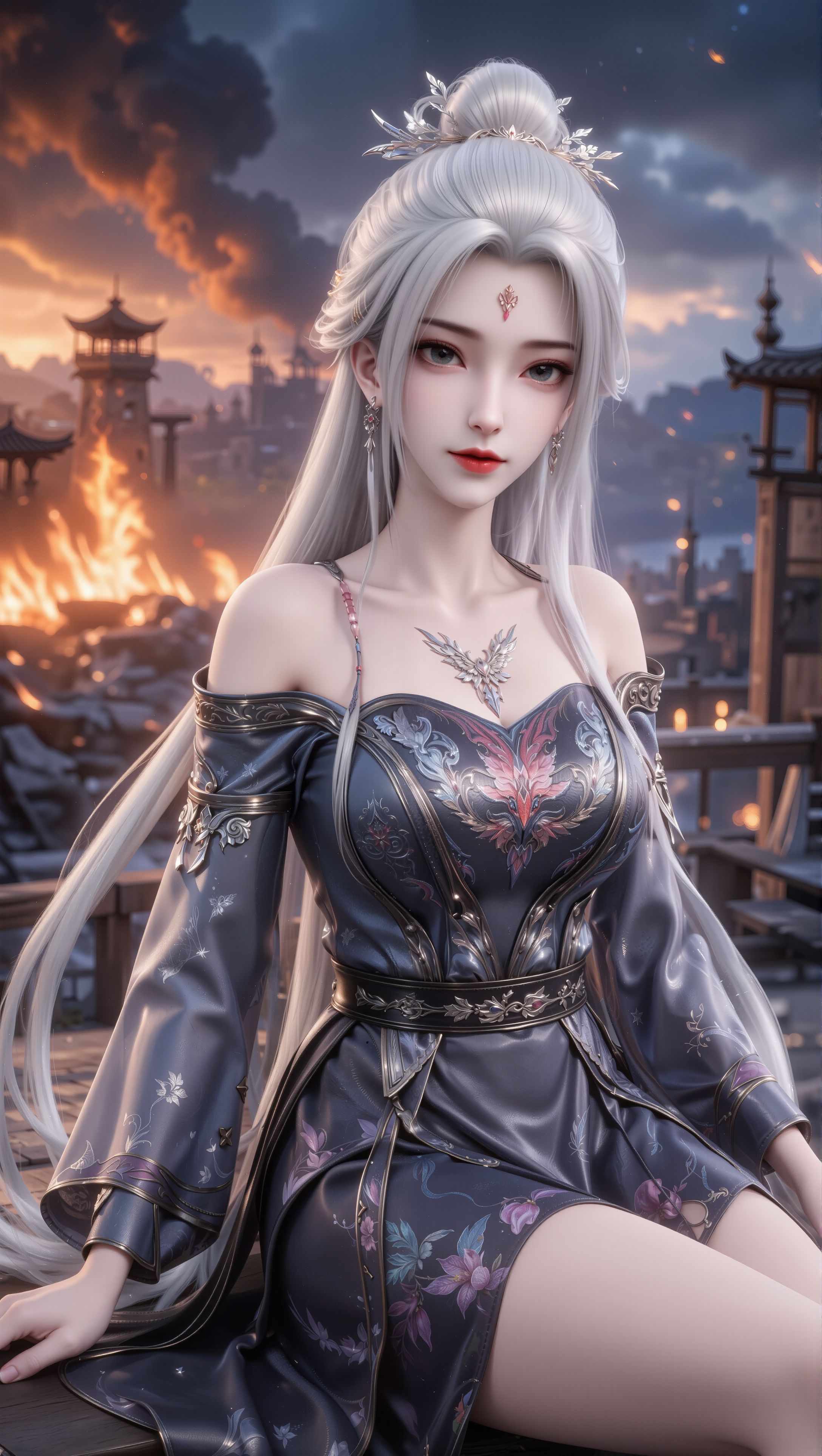 诛仙同人小白。#动漫 #国漫女神,第5张