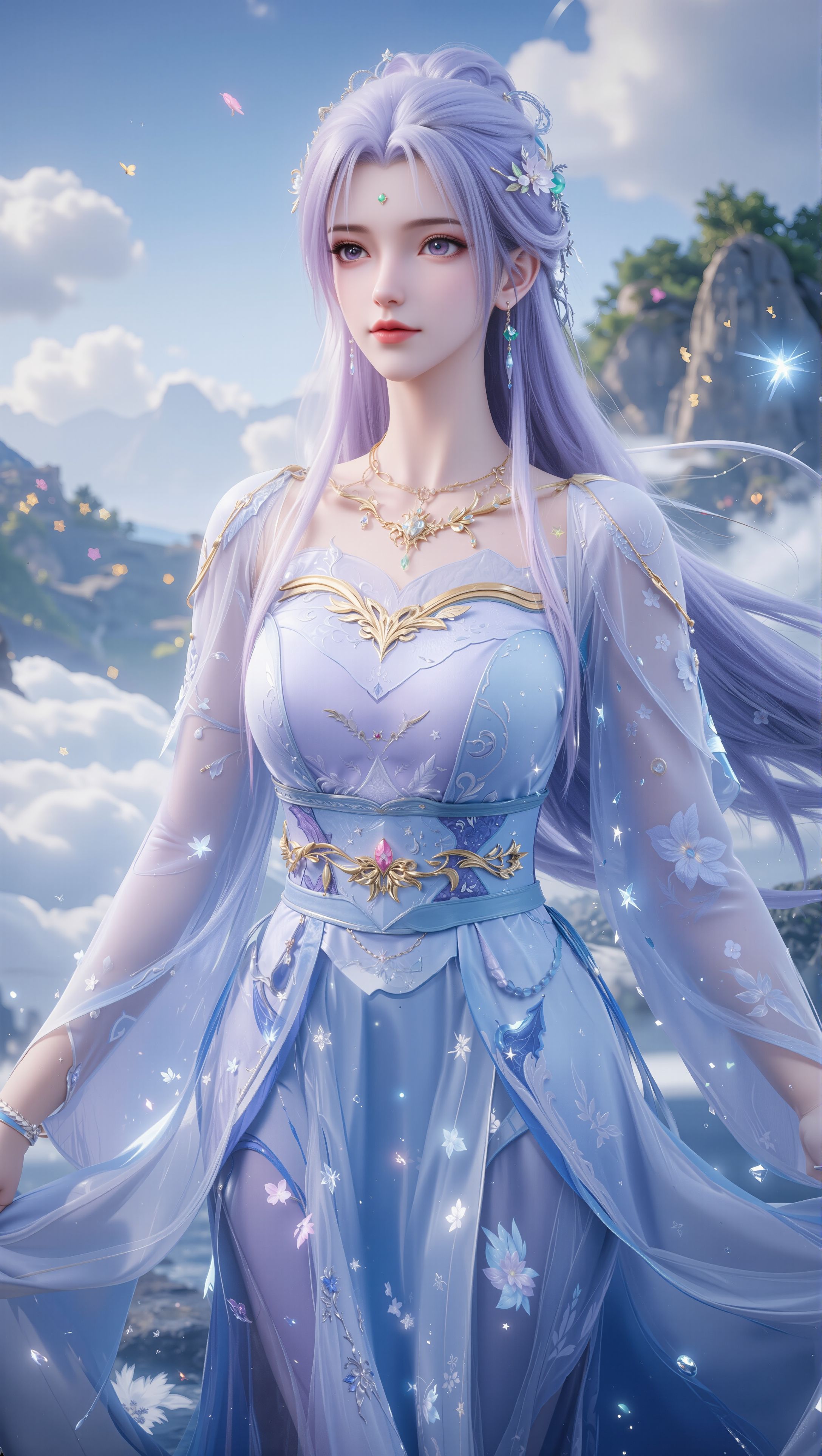 古风唯美清漪。国漫女神 壁纸 完美世界,第5张