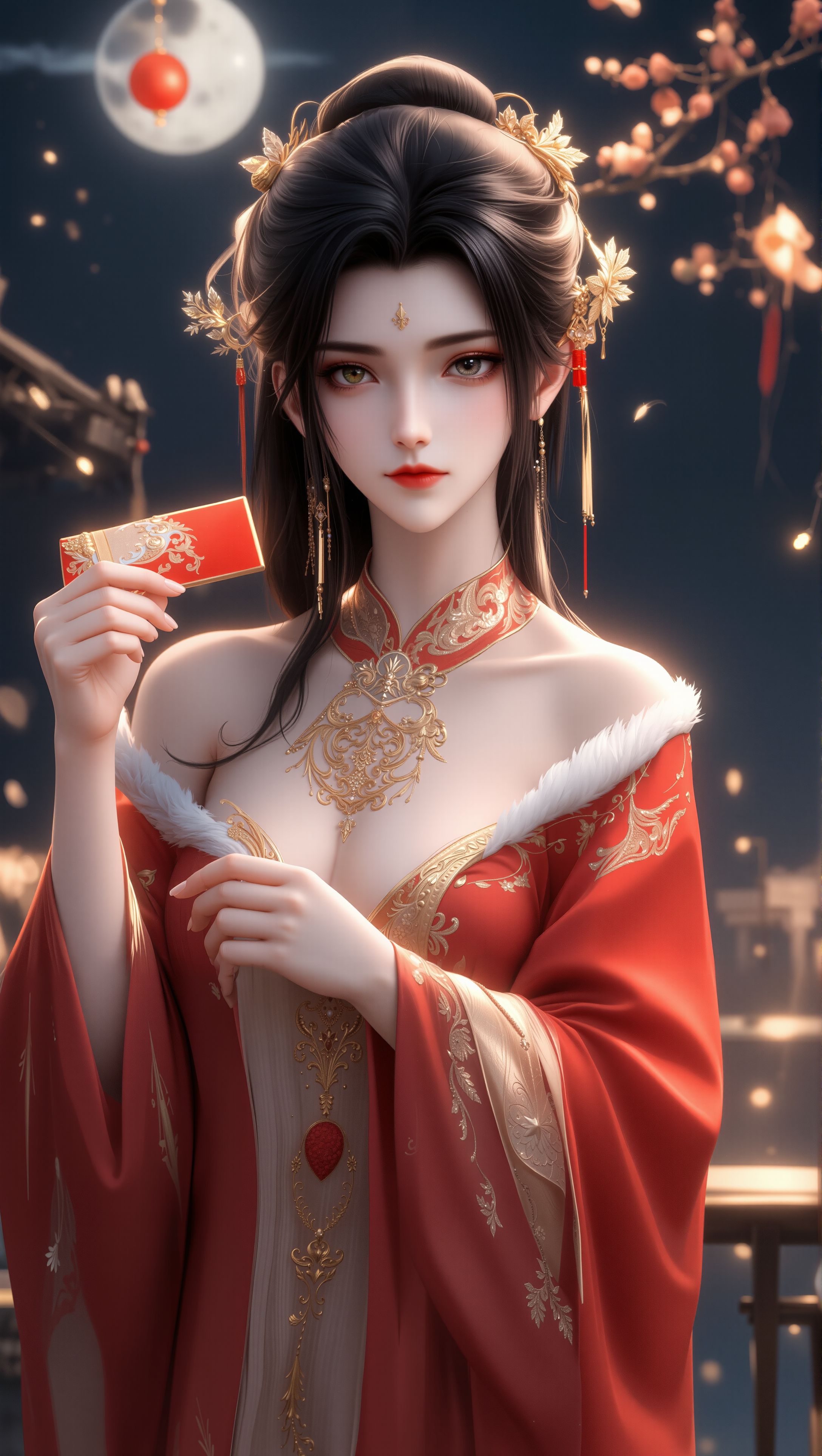 解锁诛仙专属好运。陆雪琪  壁纸 国漫,第1张