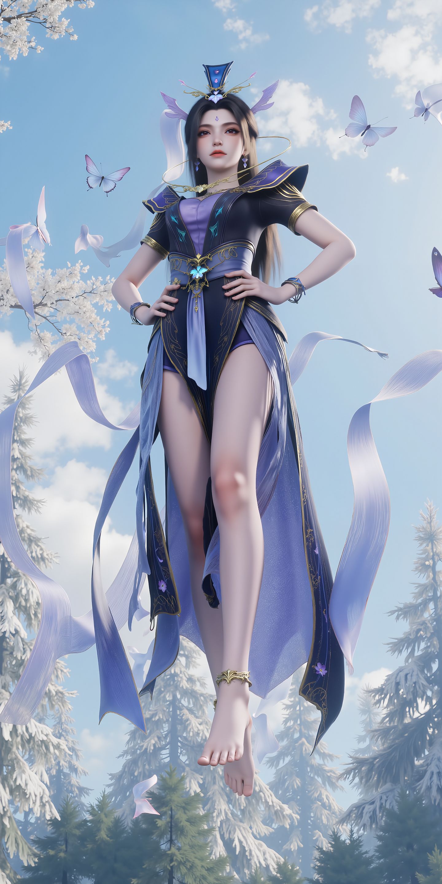 紫府圣女 高清壁纸 遮天 国漫美女,第4张