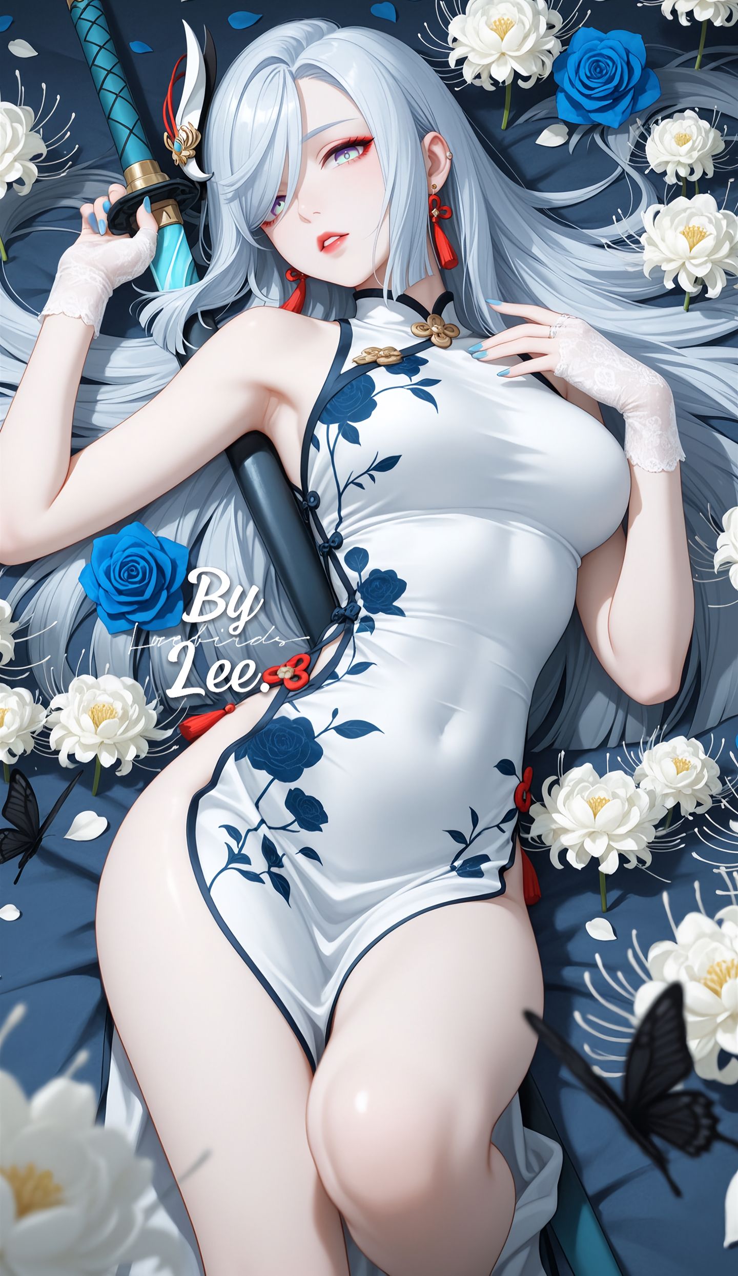 原神，启动。嗯嗯 二创 神里绫华 雷电将军,第1张