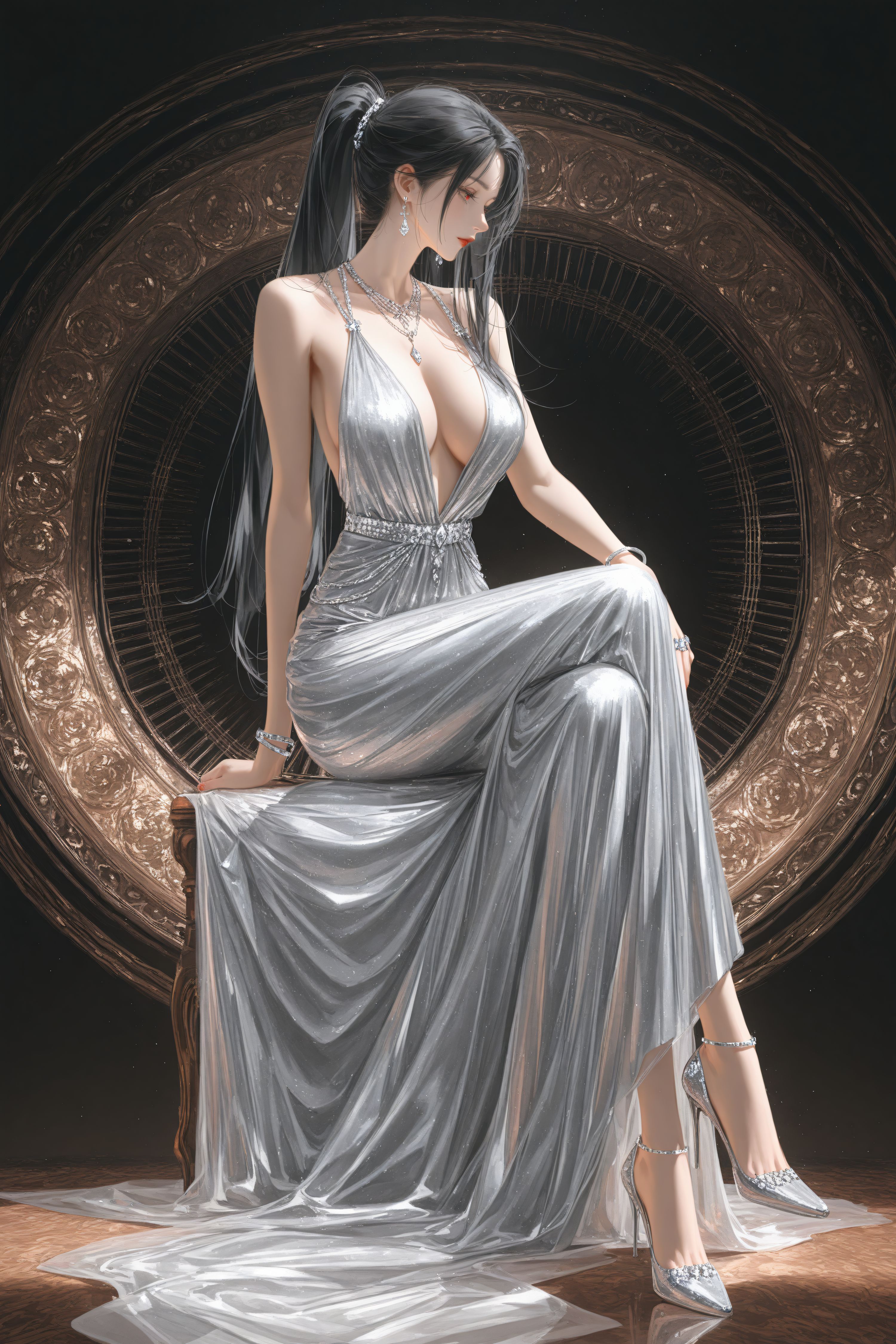 蒂法 游戏人物 二次元  动漫美图  御姐,第3张