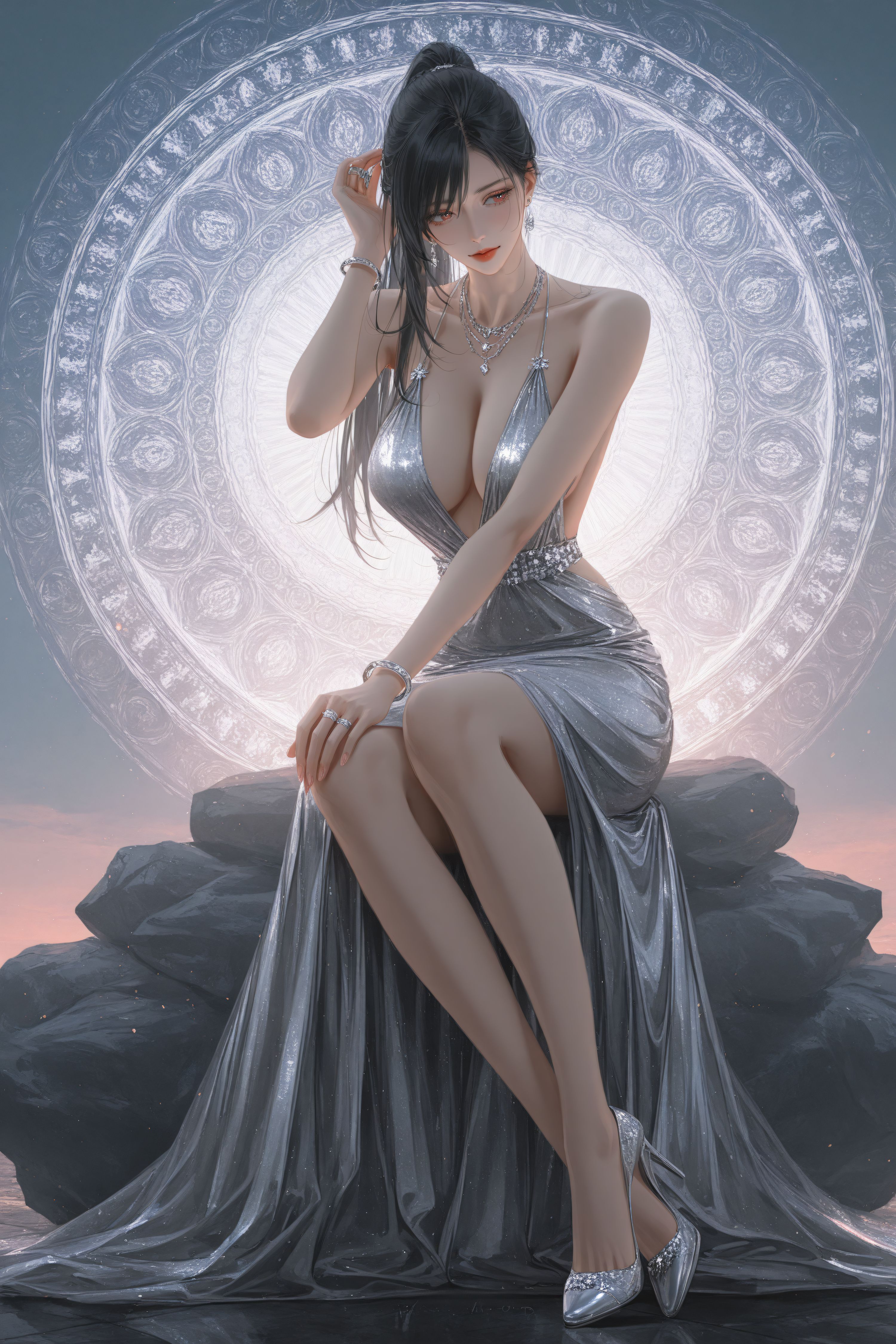 蒂法 游戏人物 二次元  动漫美图  御姐,第4张