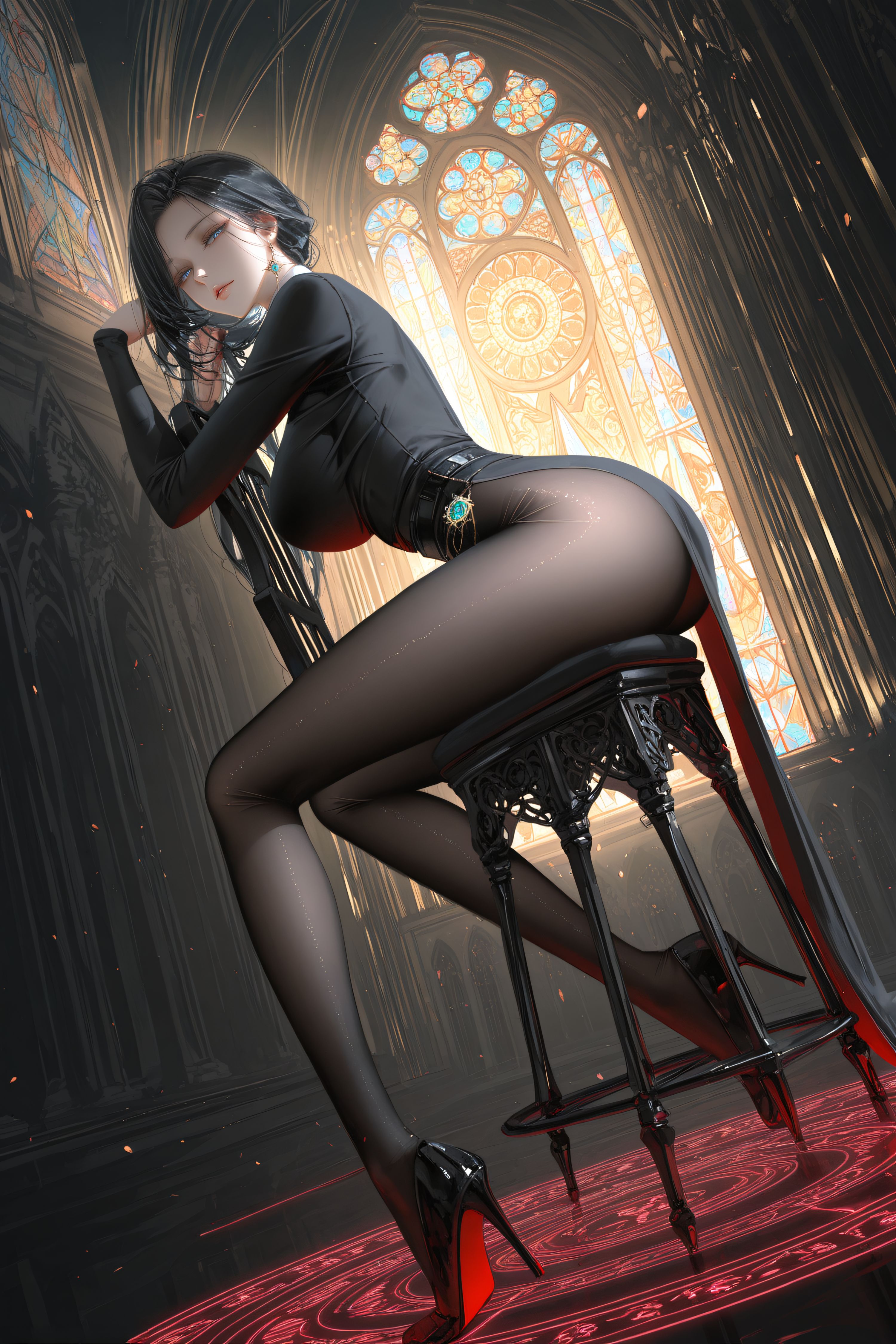 修女 #二次元 #手机壁纸 #色彩美学,第5张