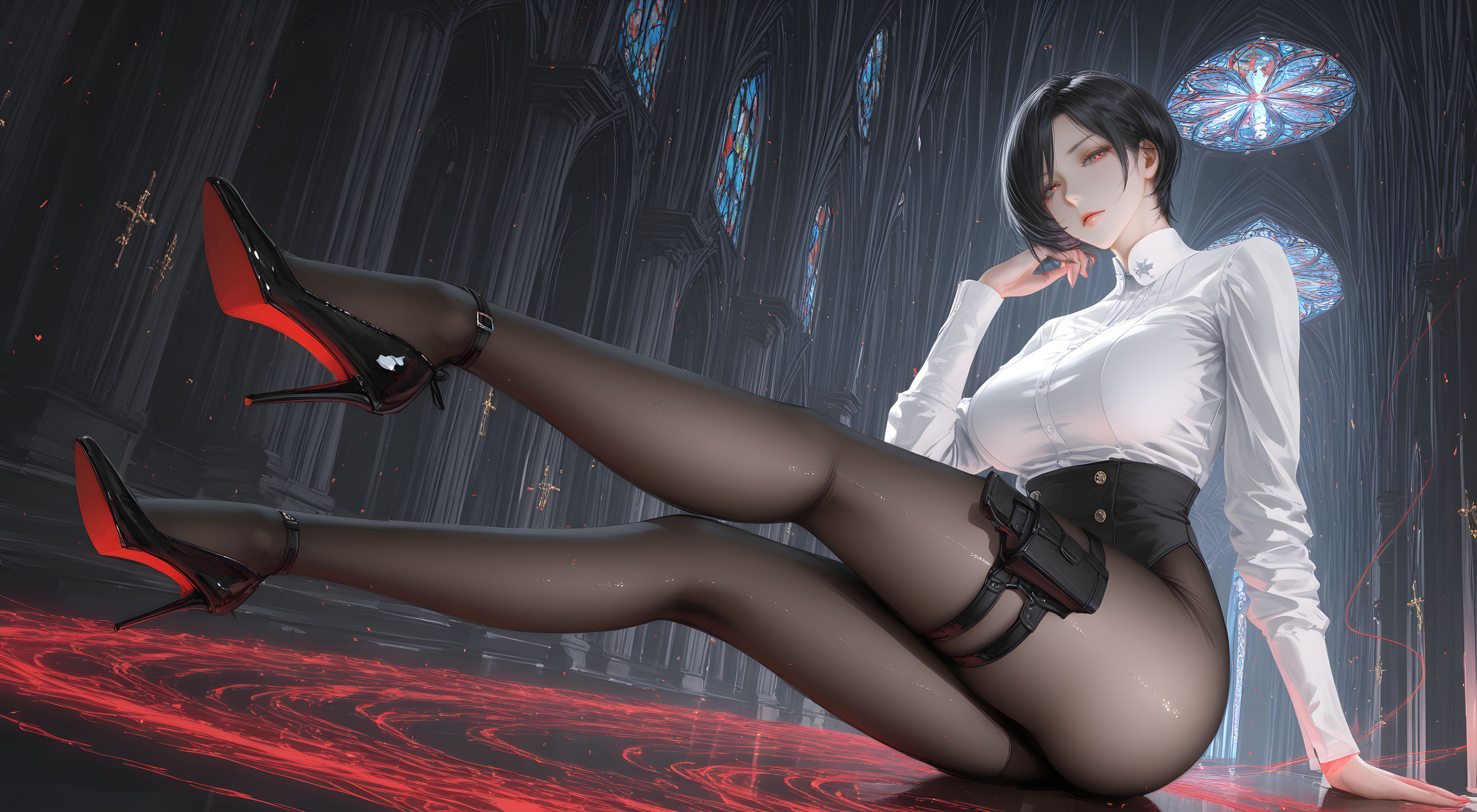 【5P】艾达王。#生化危机 #二次元 来一波横屏电脑壁纸,第1张