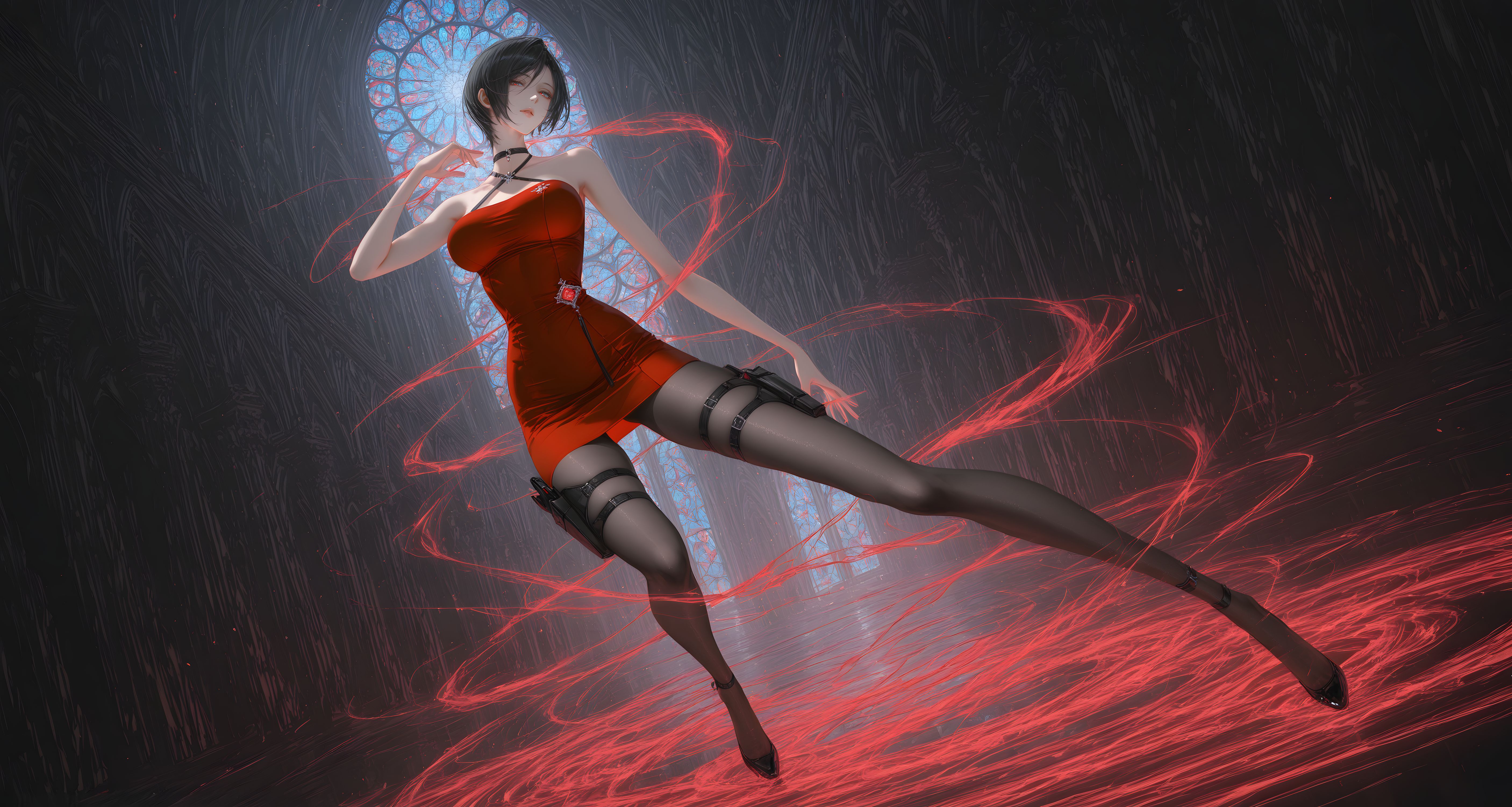 【5P】艾达王。#生化危机 #二次元 来一波横屏电脑壁纸,第2张