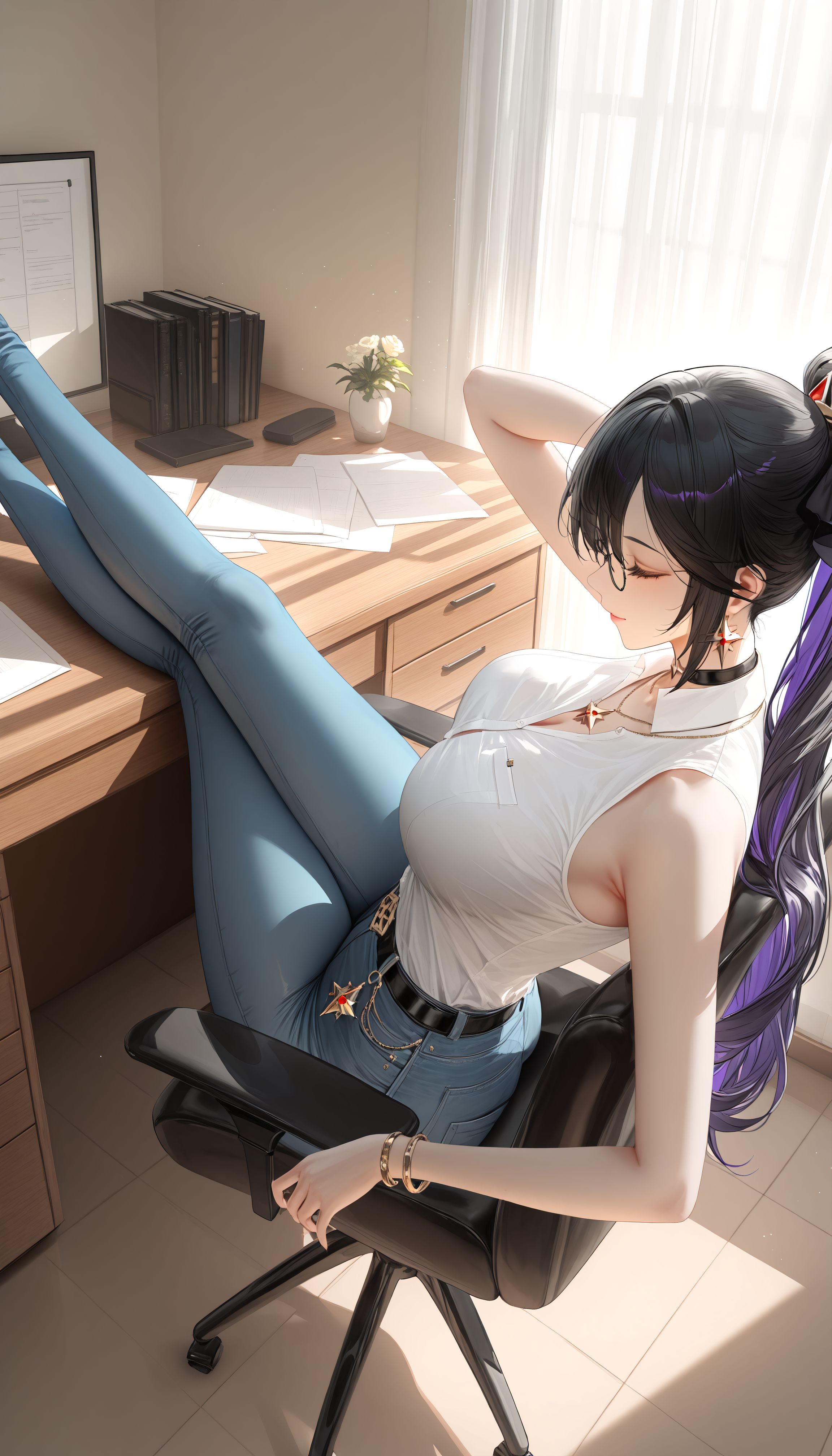 #二次元 #原神 #莫娜 #壁纸,第2张