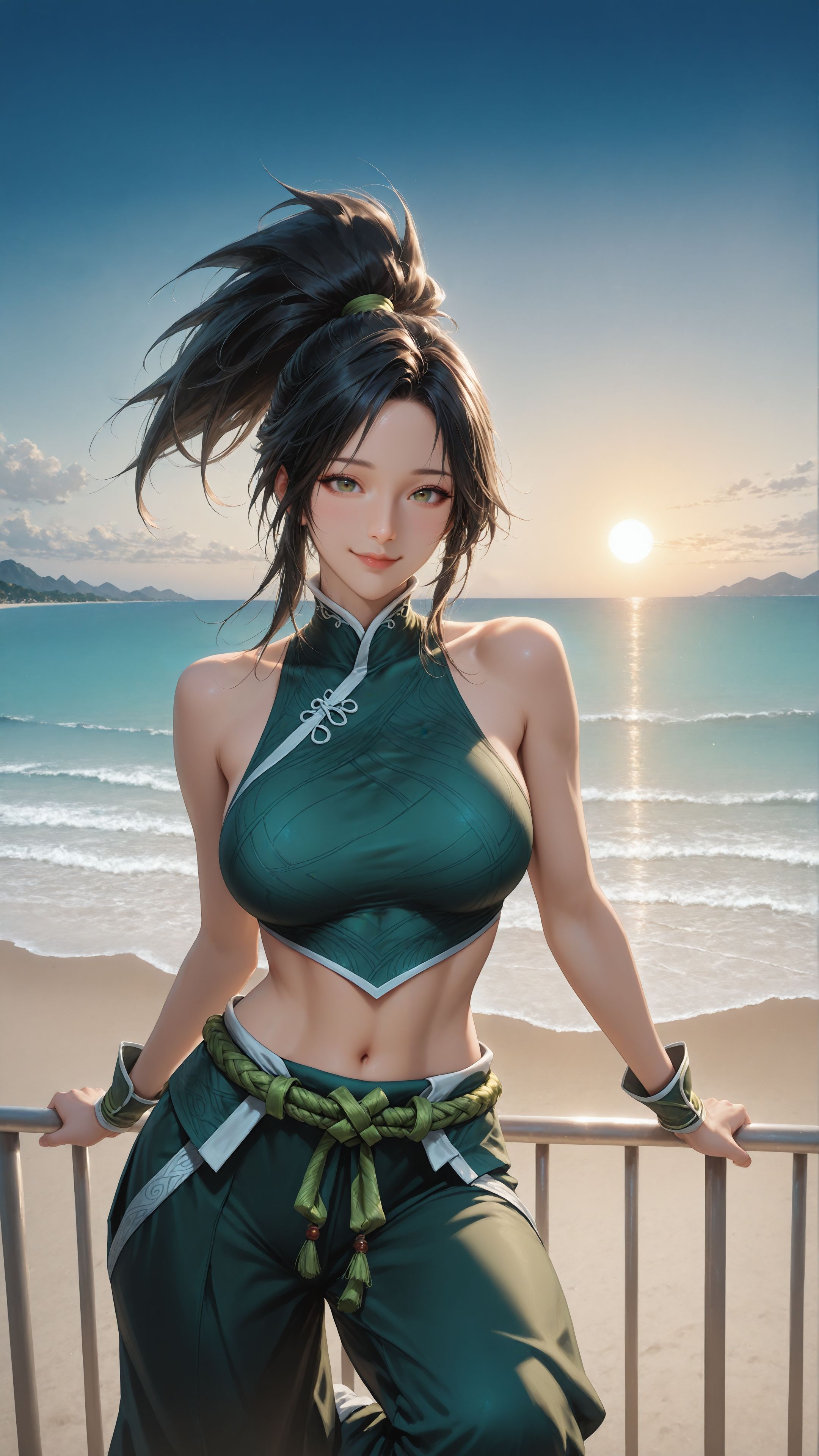 ai绘画 英雄联盟 手机壁纸 二次元 卡莎 格温 寒冰 阿卡丽 女枪,第11张