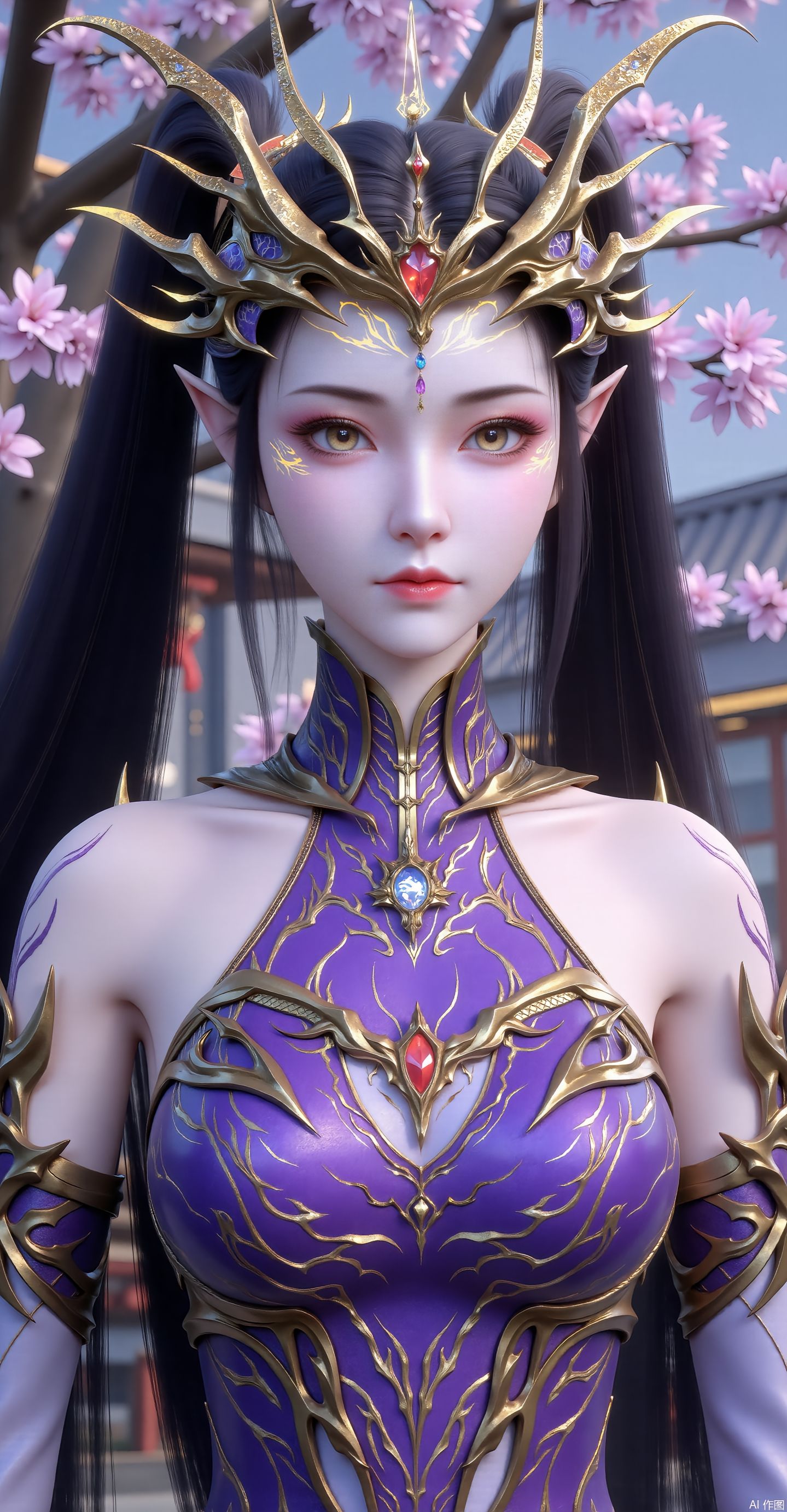 国漫女神 紫妍 斗破苍穹 高清图片,第1张