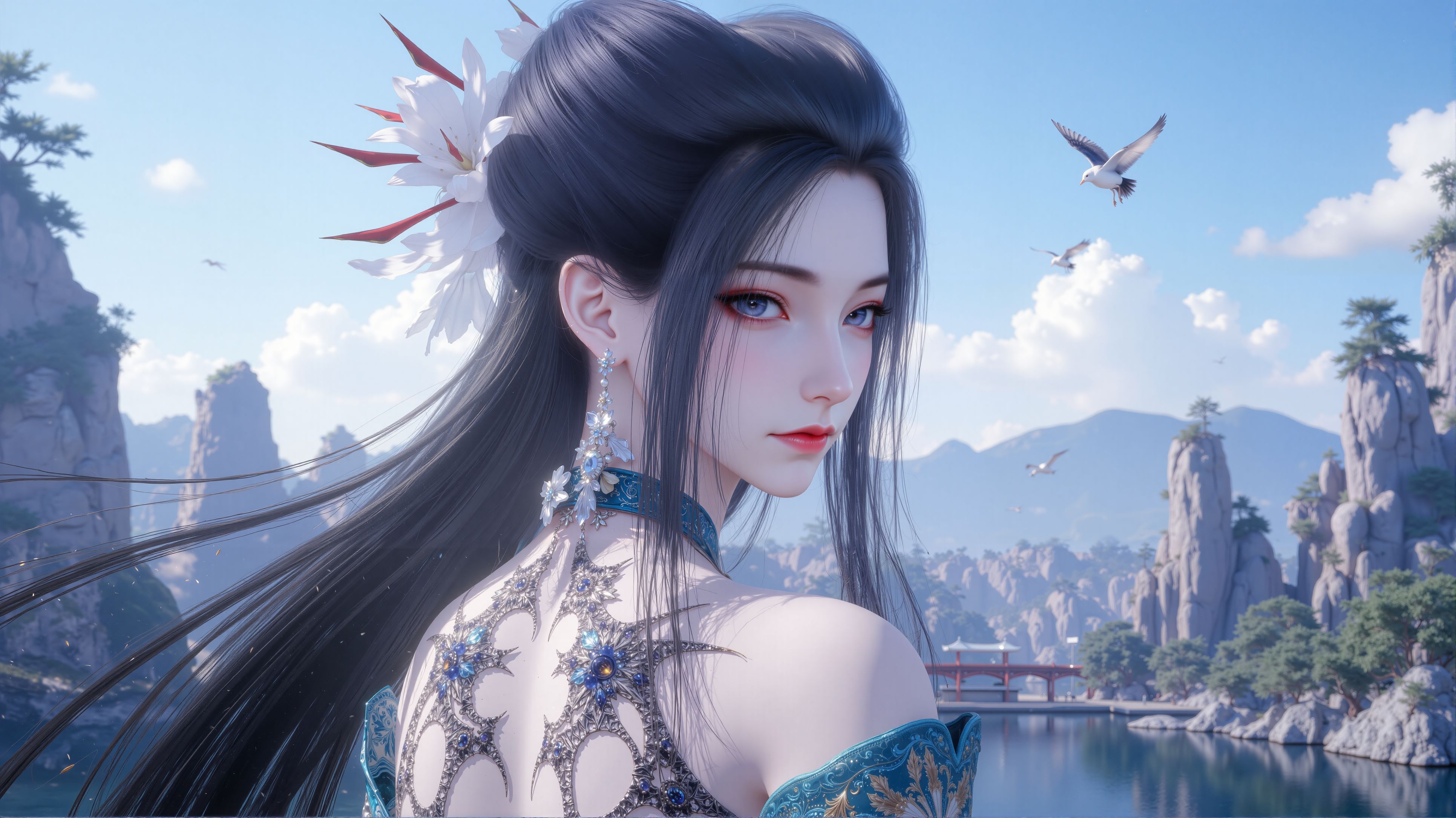 【4P】天行九歌 焰灵姬 国漫女神 桌面壁纸 高清壁纸,第3张