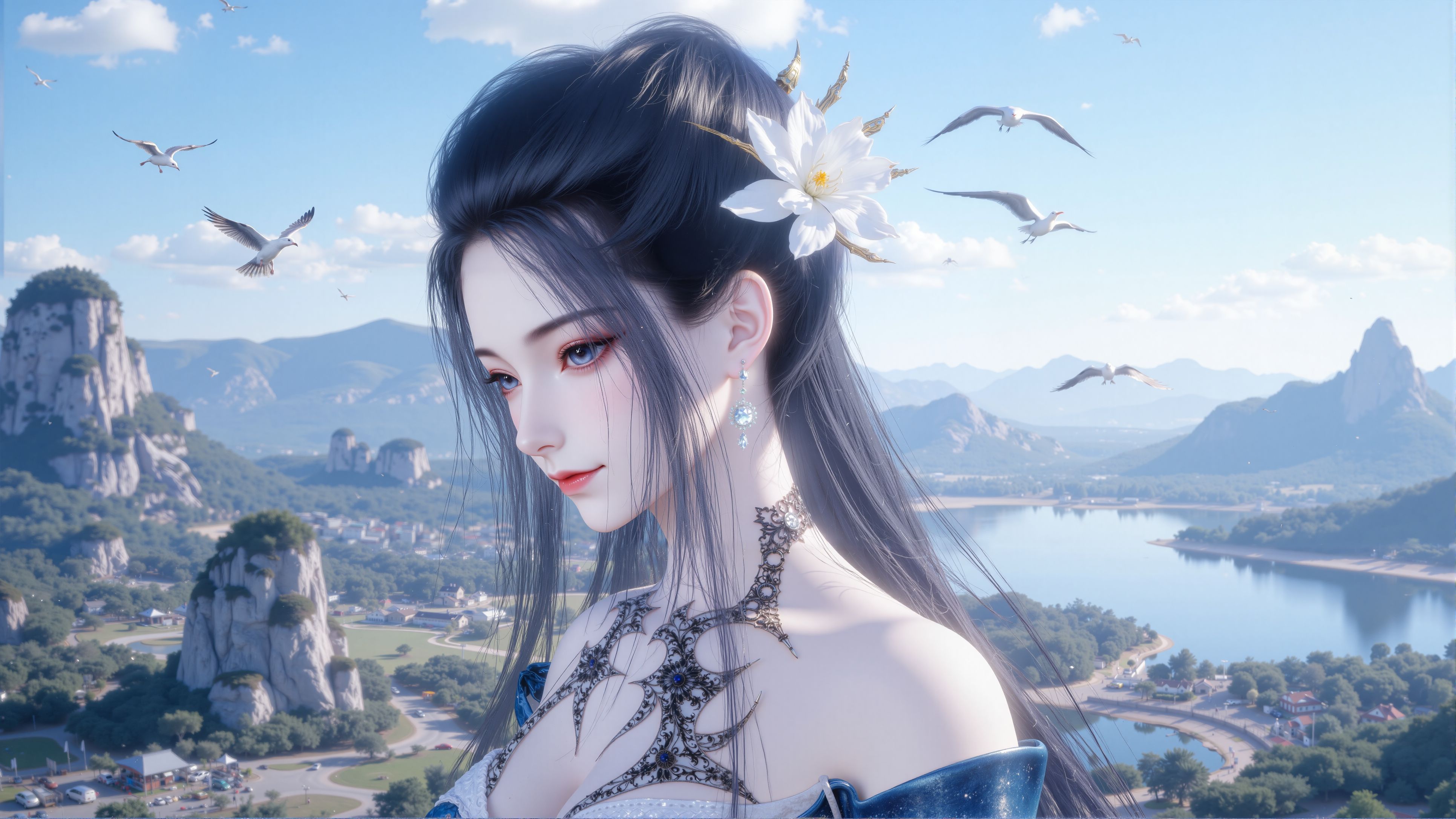 【4P】天行九歌 焰灵姬 国漫女神 桌面壁纸 高清壁纸,第4张