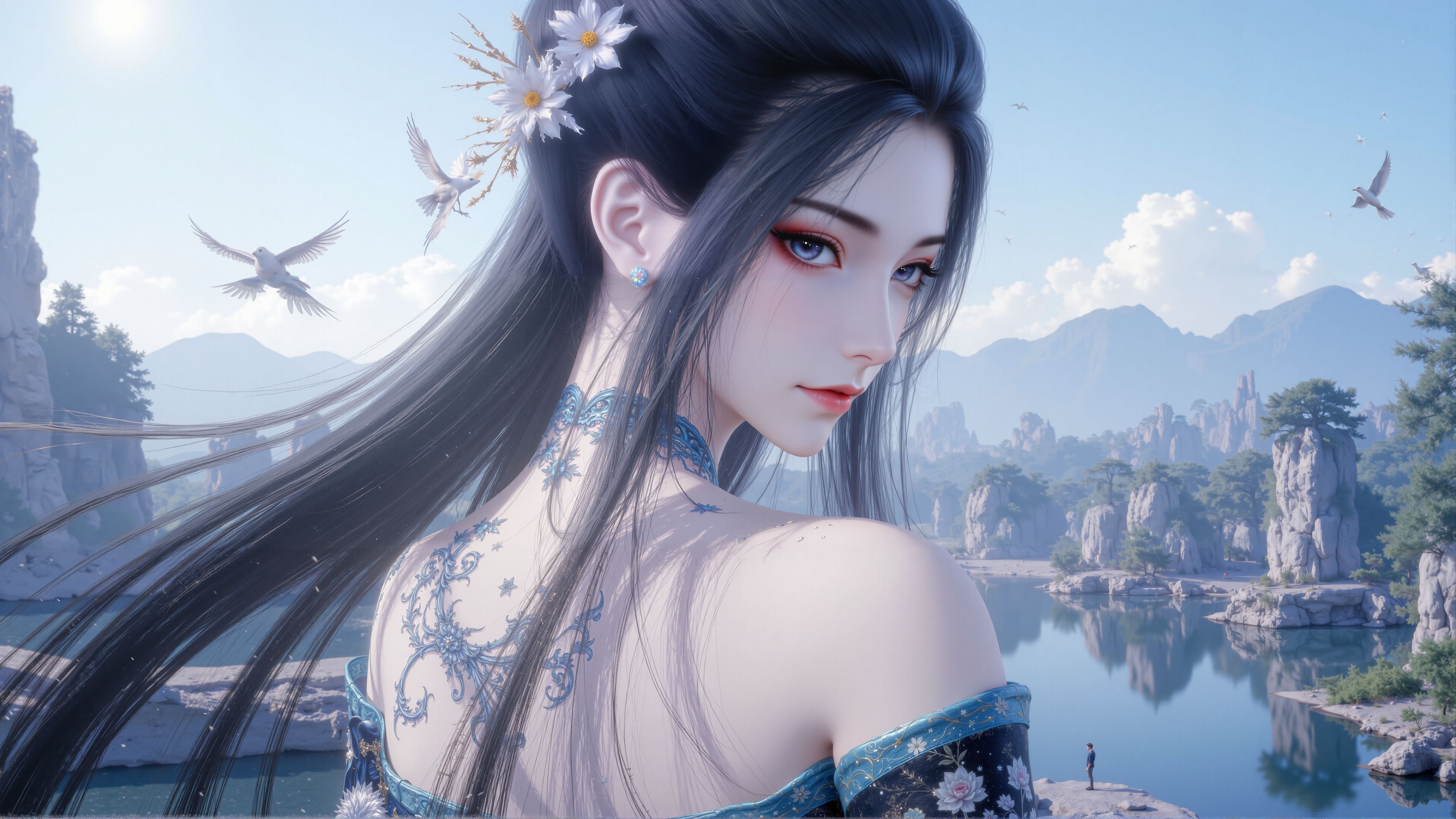 【4P】天行九歌 焰灵姬 国漫女神 桌面壁纸 高清壁纸,第2张