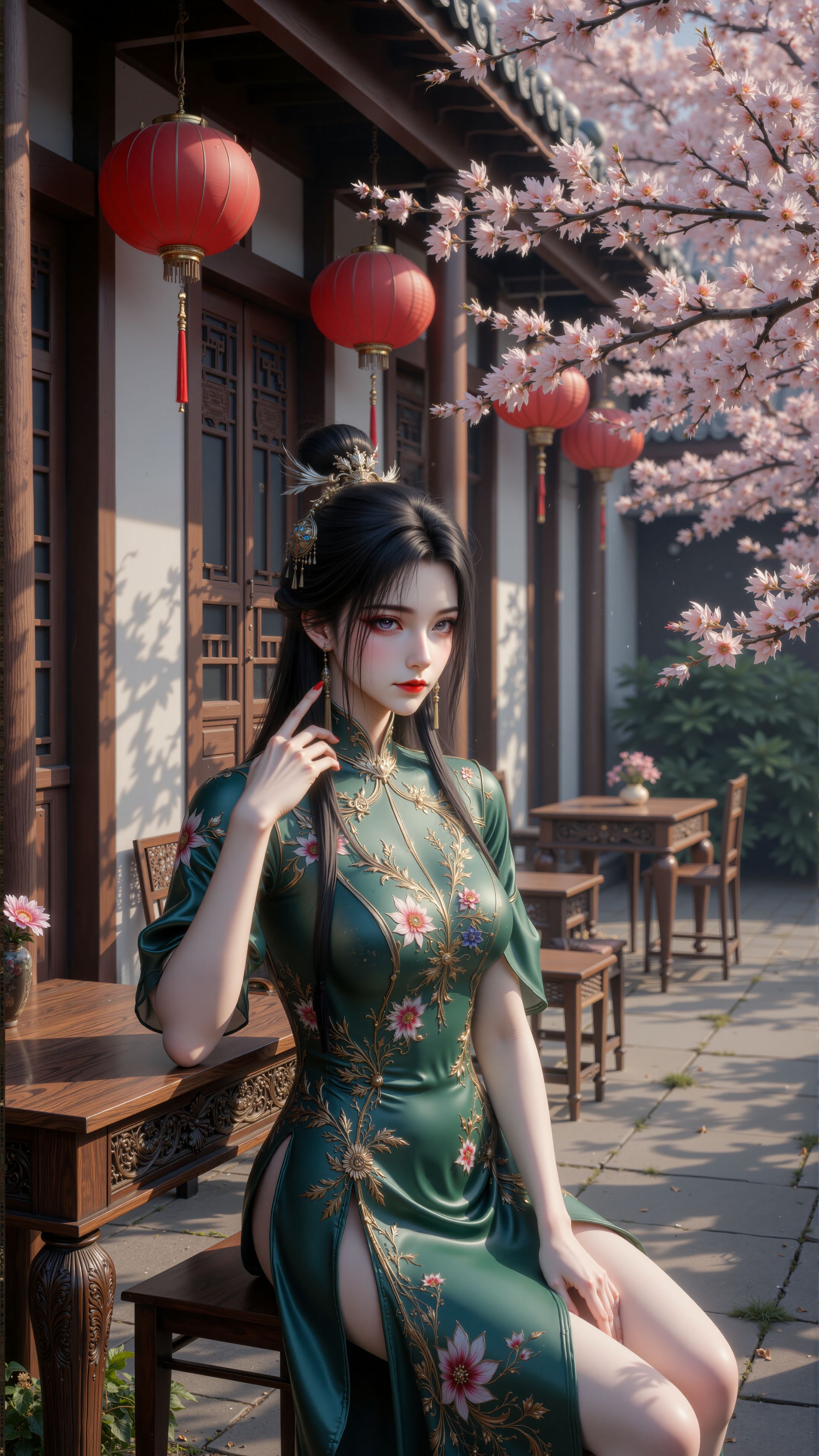诛仙 陆雪琪 国风旗袍 国漫女神,第2张