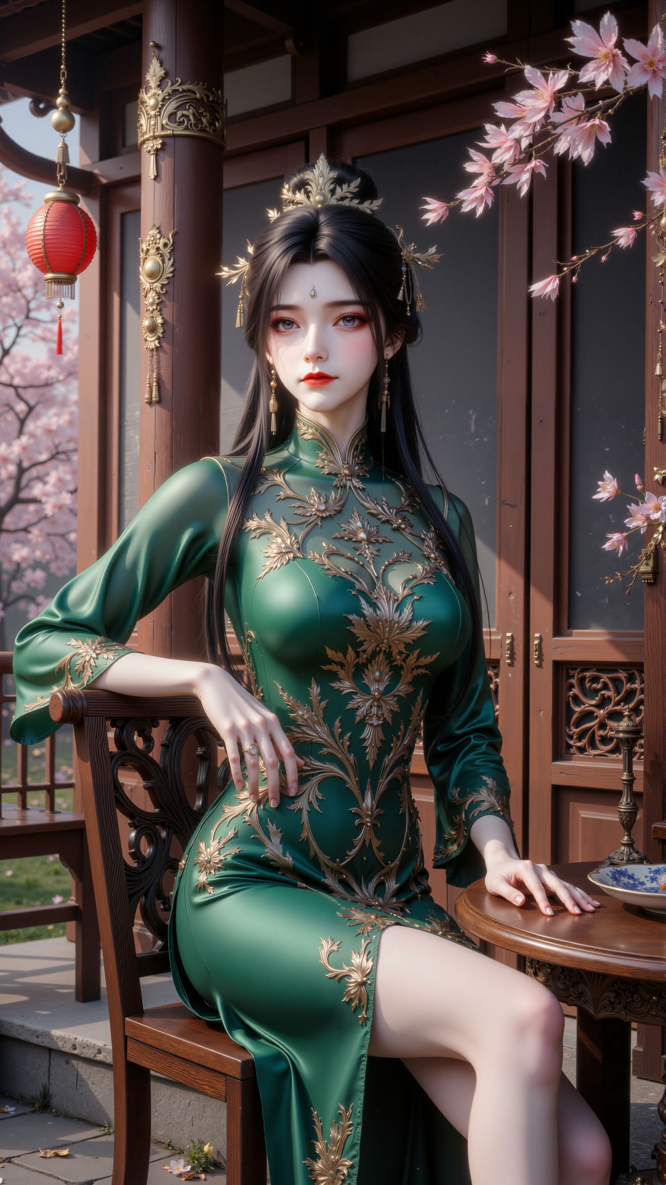 诛仙 陆雪琪 国风旗袍 国漫女神,第3张