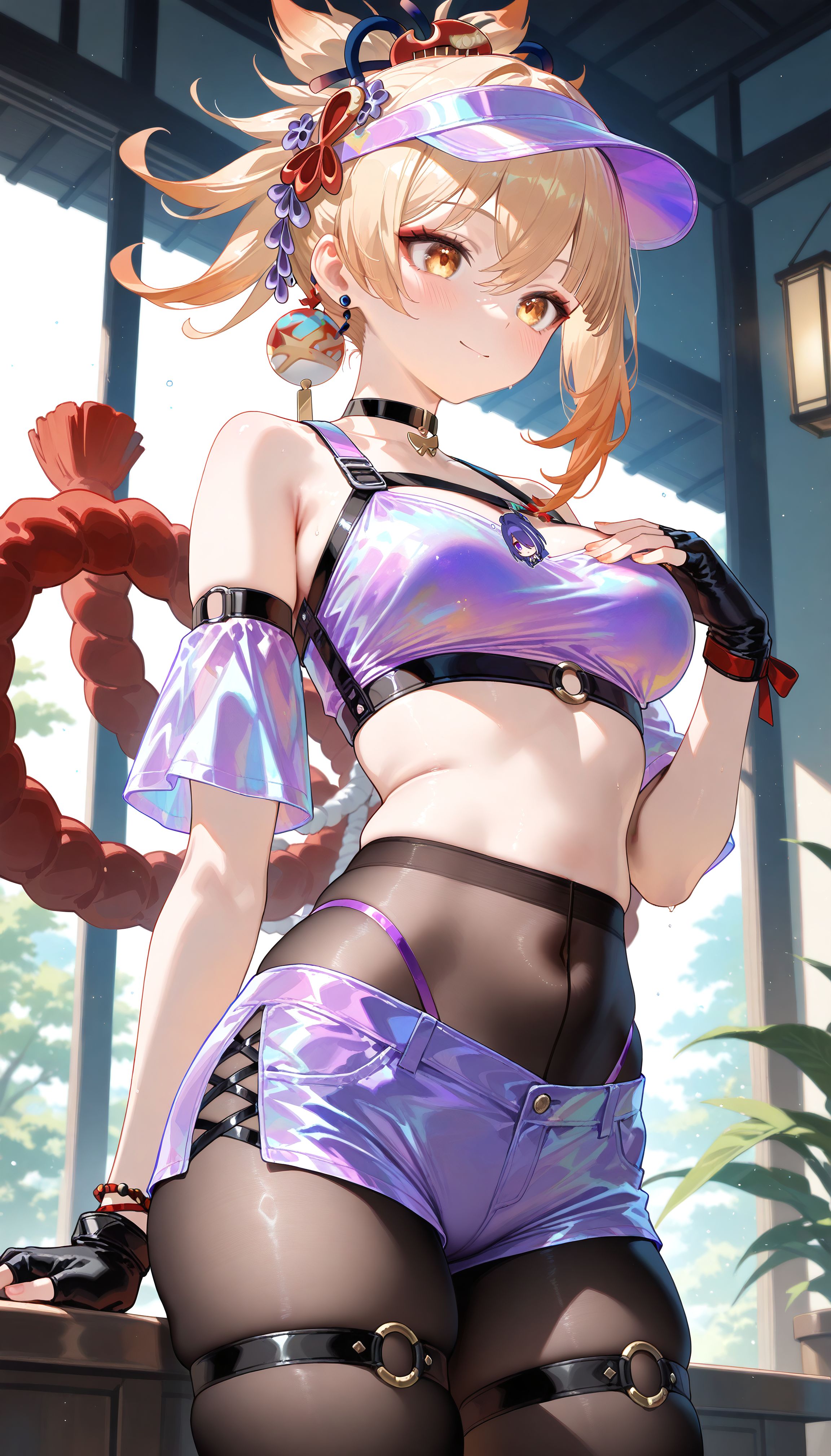 宵宫 原神 运动女孩 二次元 元气少女,第1张