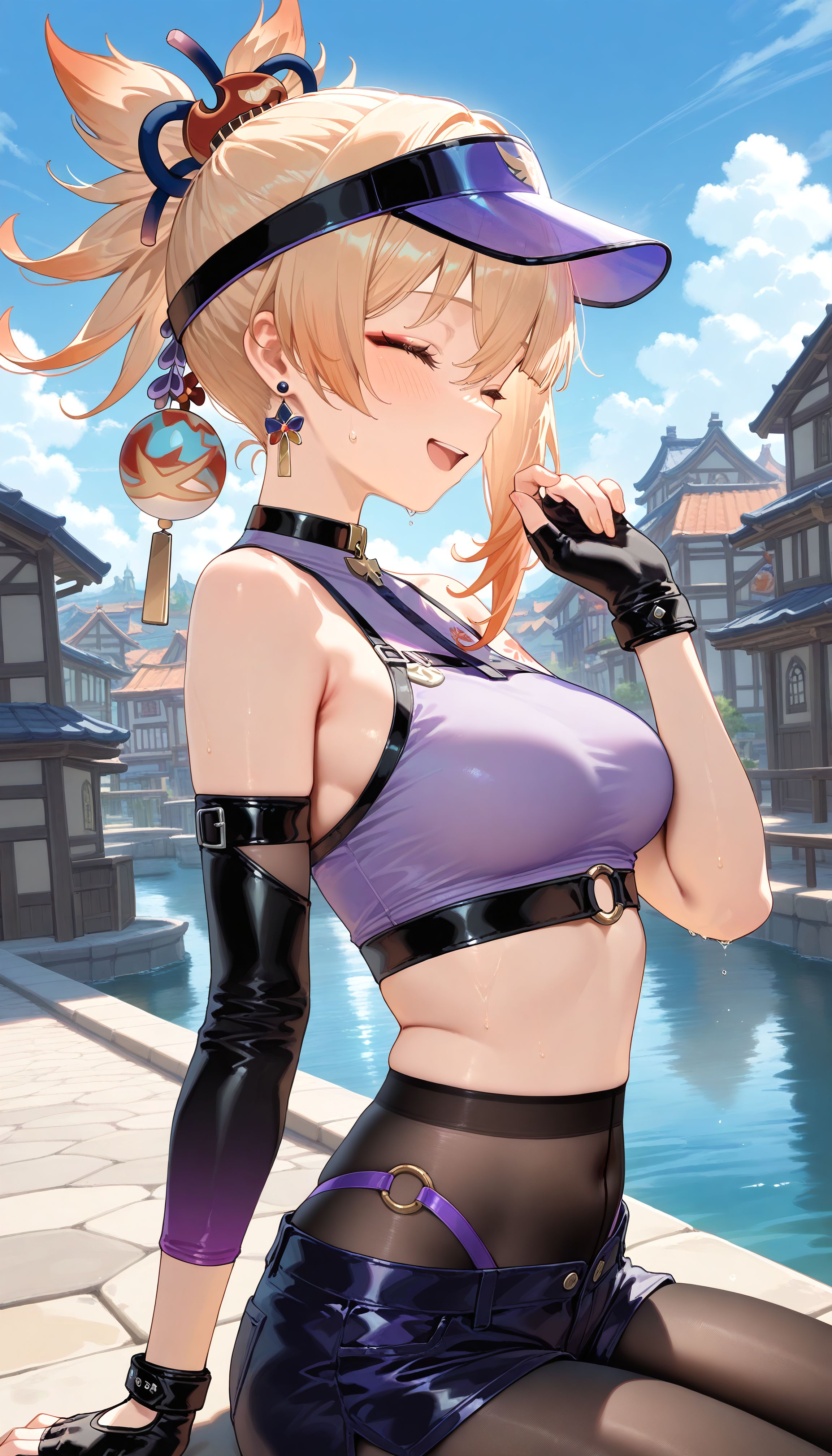 宵宫 原神 运动女孩 二次元 元气少女,第2张