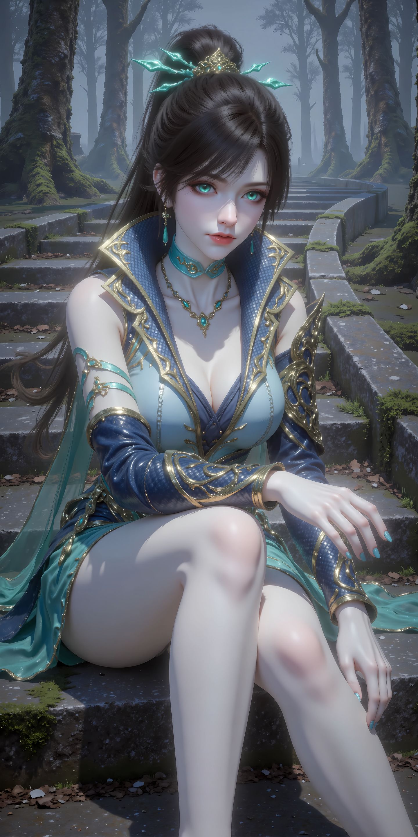 斗破苍穹 #国漫美女 #ai绘画 青鳞,第1张