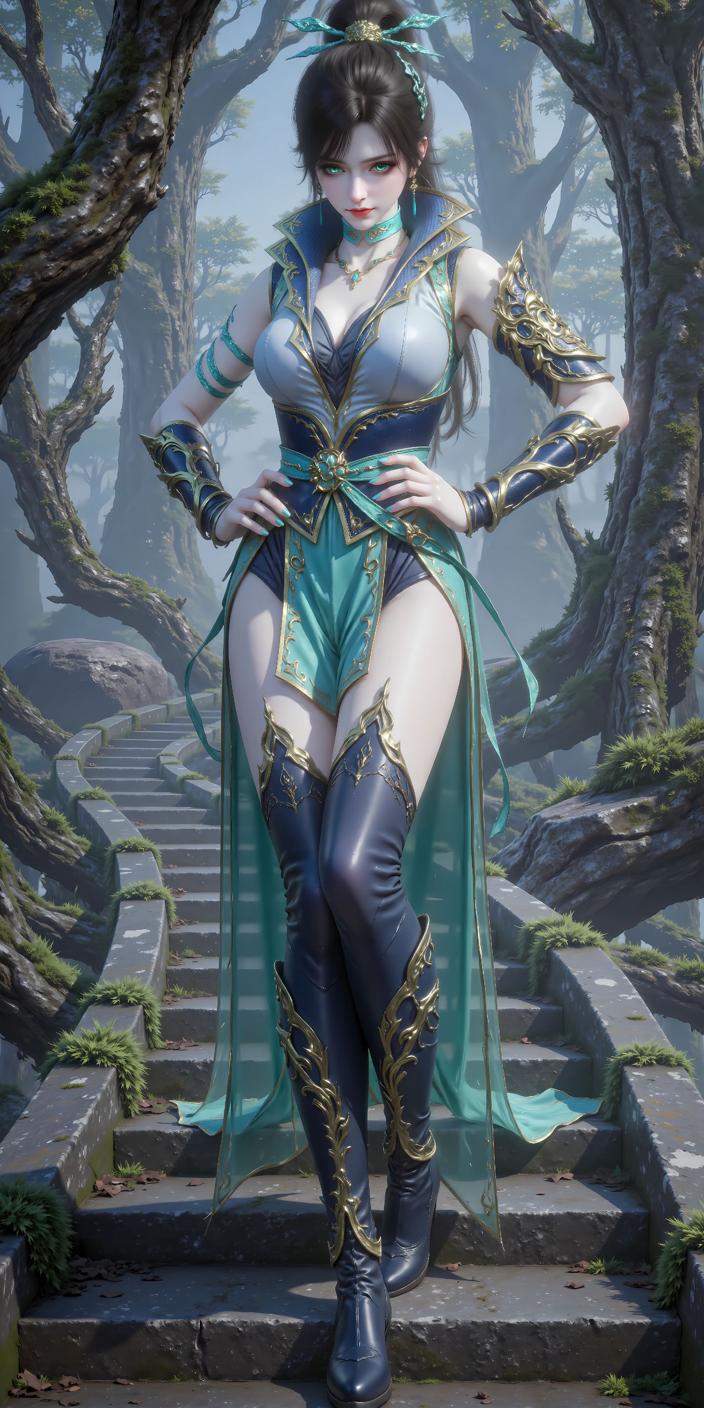 斗破苍穹 #国漫美女 #ai绘画 青鳞,第3张