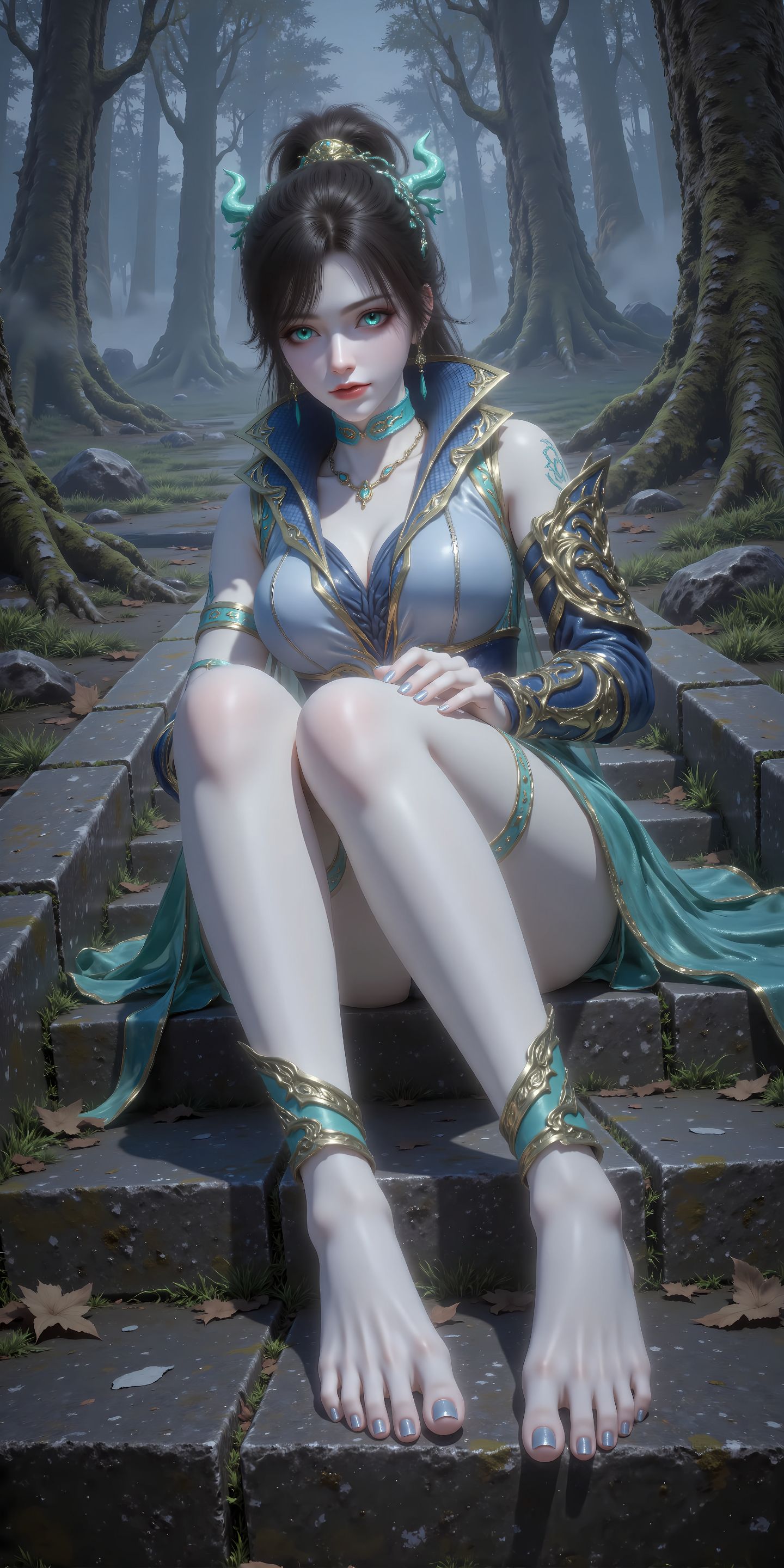 斗破苍穹 #国漫美女 #ai绘画 青鳞,第2张