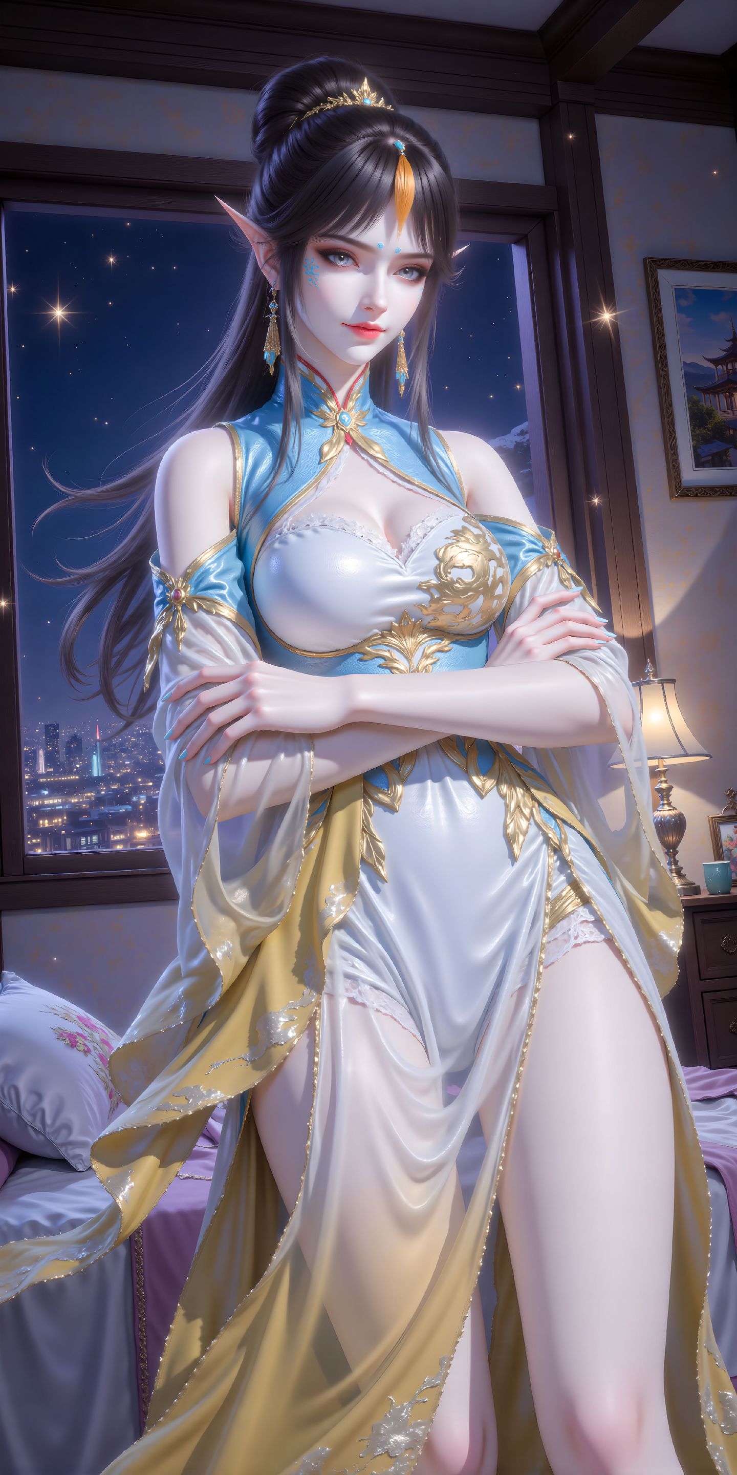 国漫美女 ai绘画 斗破苍穹 凤清儿,第1张