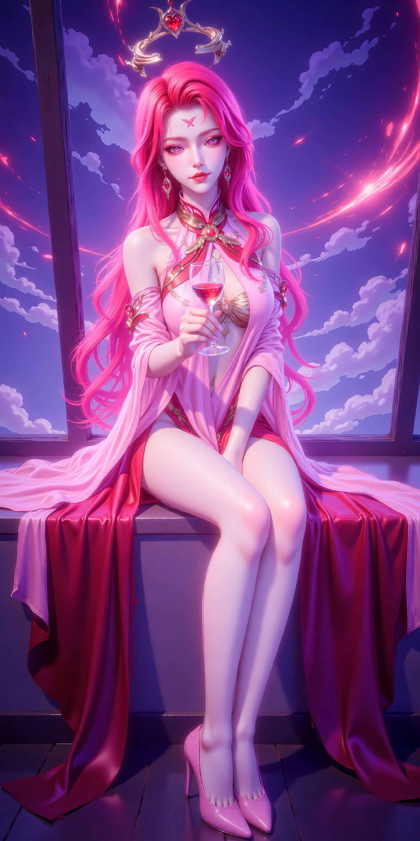 国漫女神 神印王座 ai绘画 情魔神,第3张