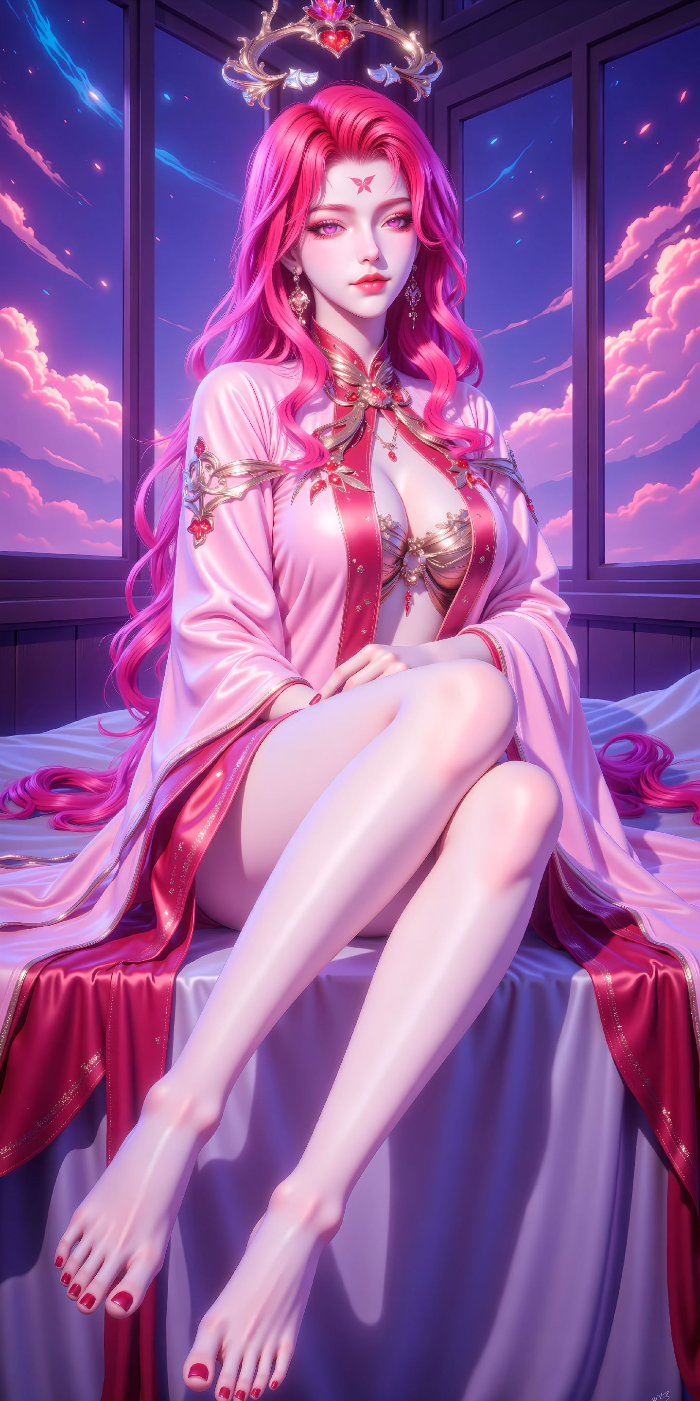 国漫女神 神印王座 ai绘画 情魔神,第4张
