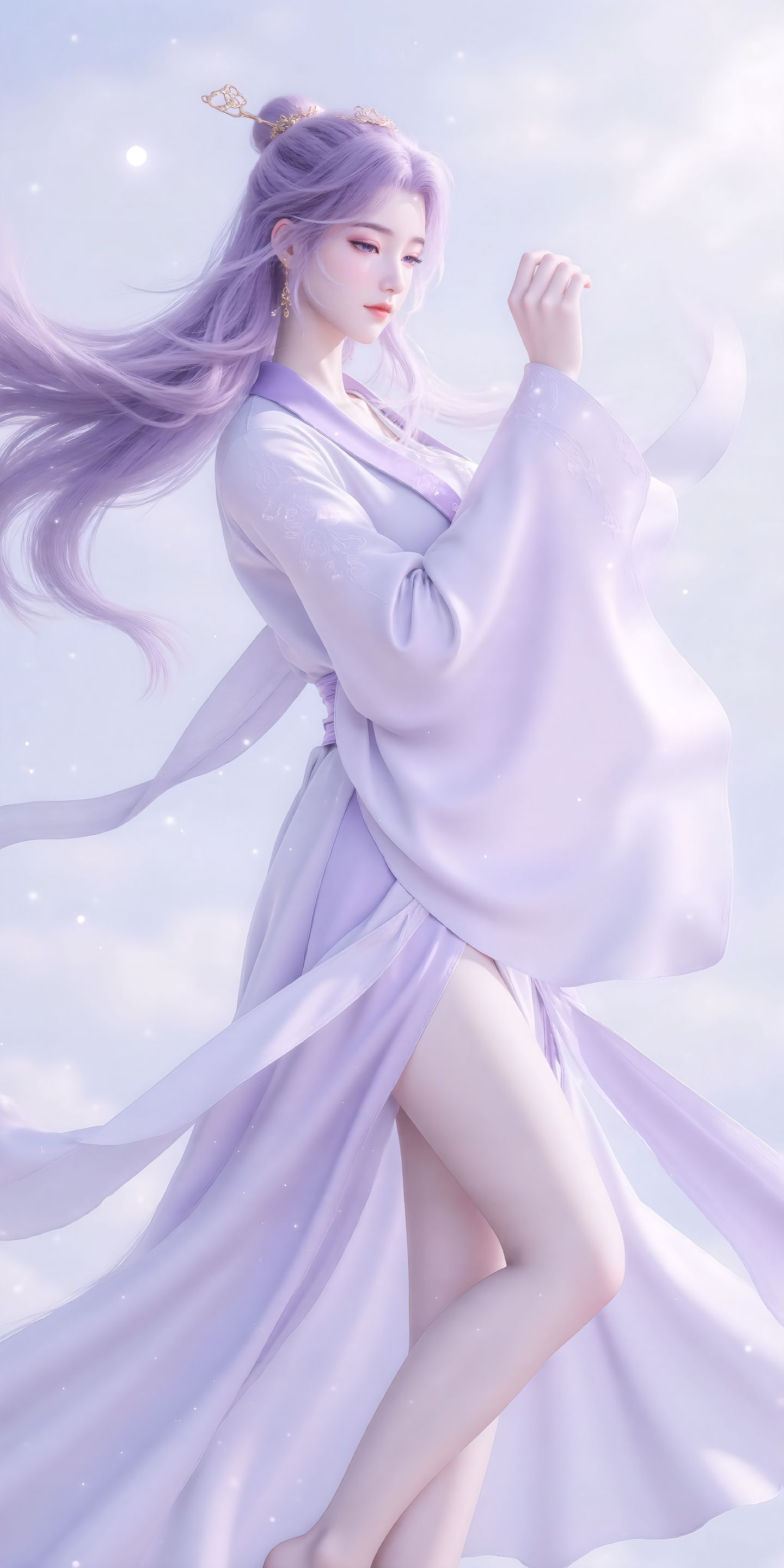 国漫女神 云霄仙子 ai绘画 无法抵抗的温柔。,第3张