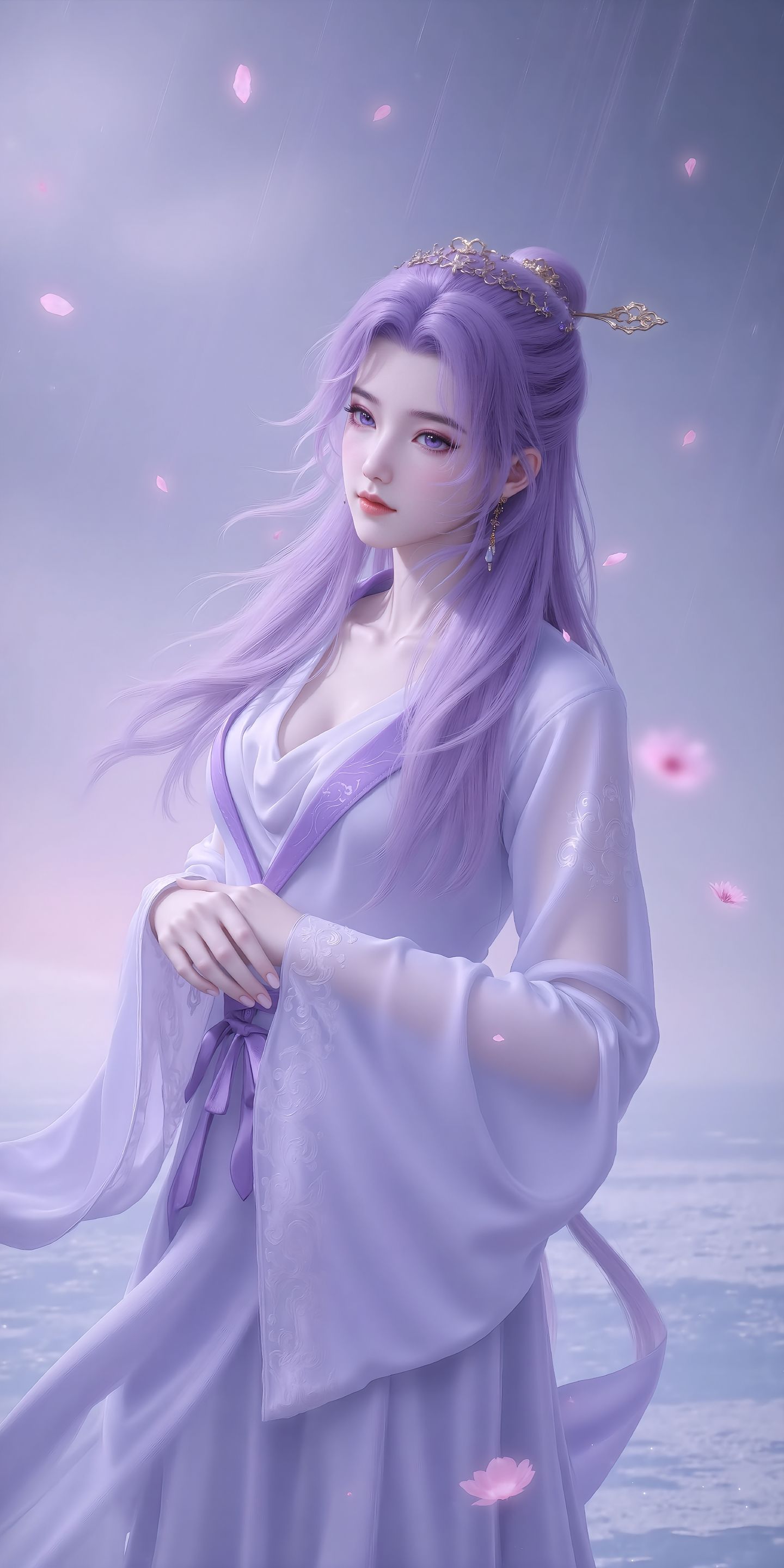 国漫女神 云霄仙子 ai绘画 无法抵抗的温柔。,第2张