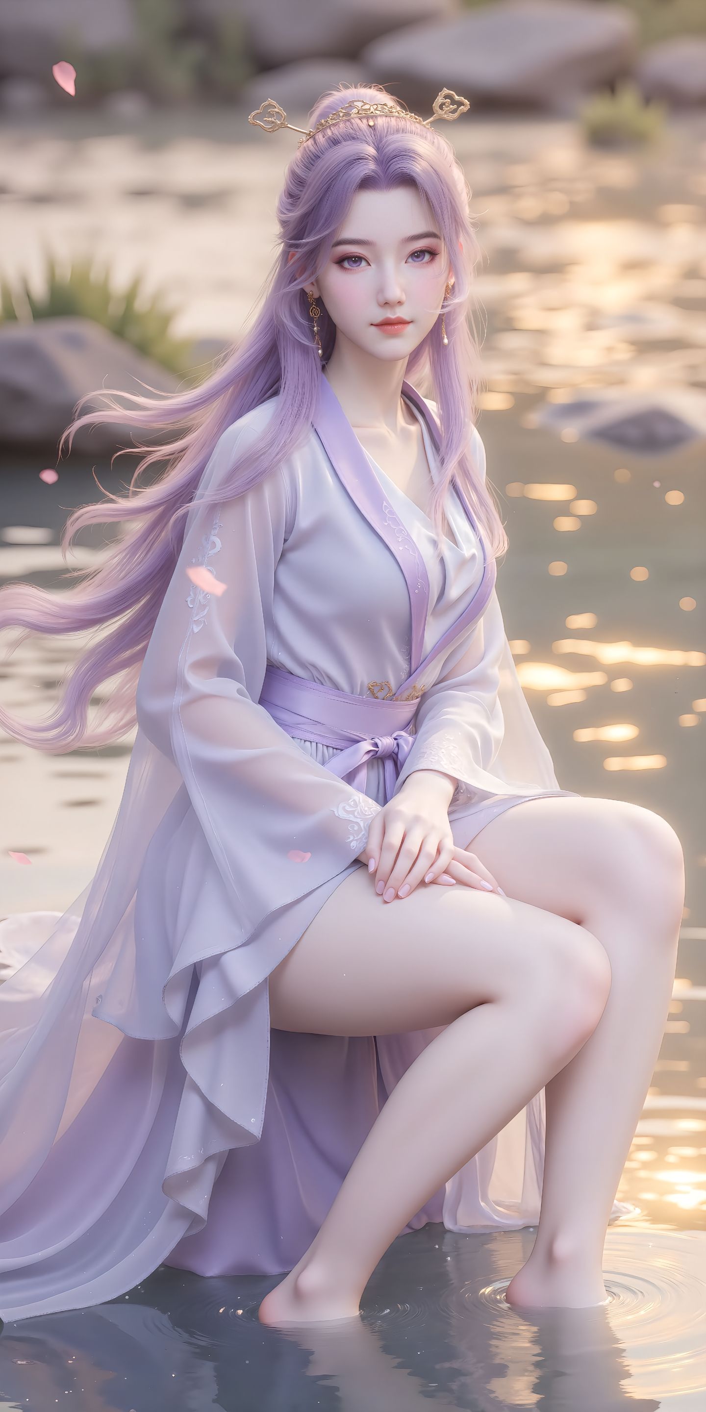 国漫女神 云霄仙子 ai绘画 无法抵抗的温柔。,第7张