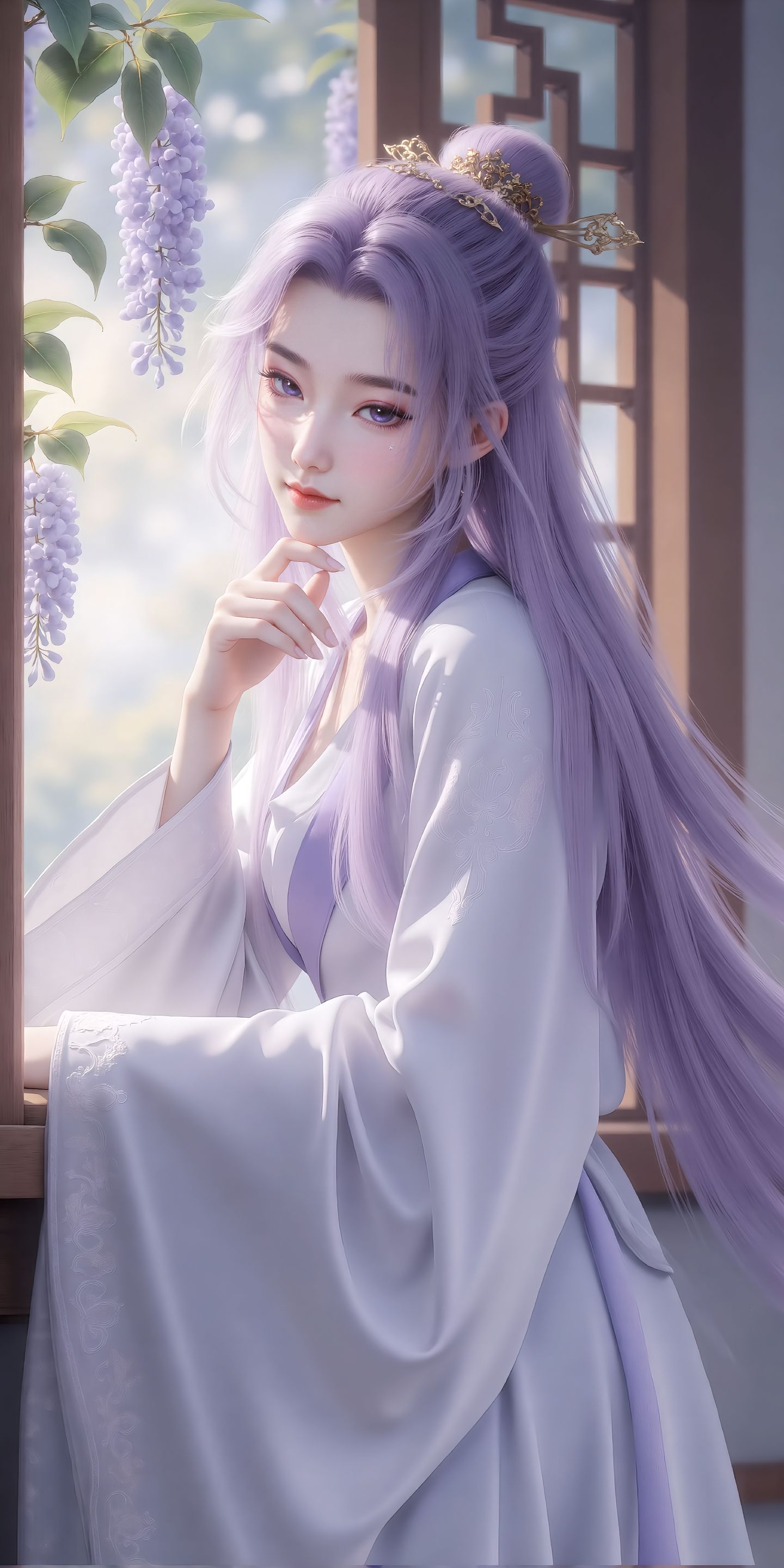 国漫女神 云霄仙子 ai绘画 无法抵抗的温柔。,第6张