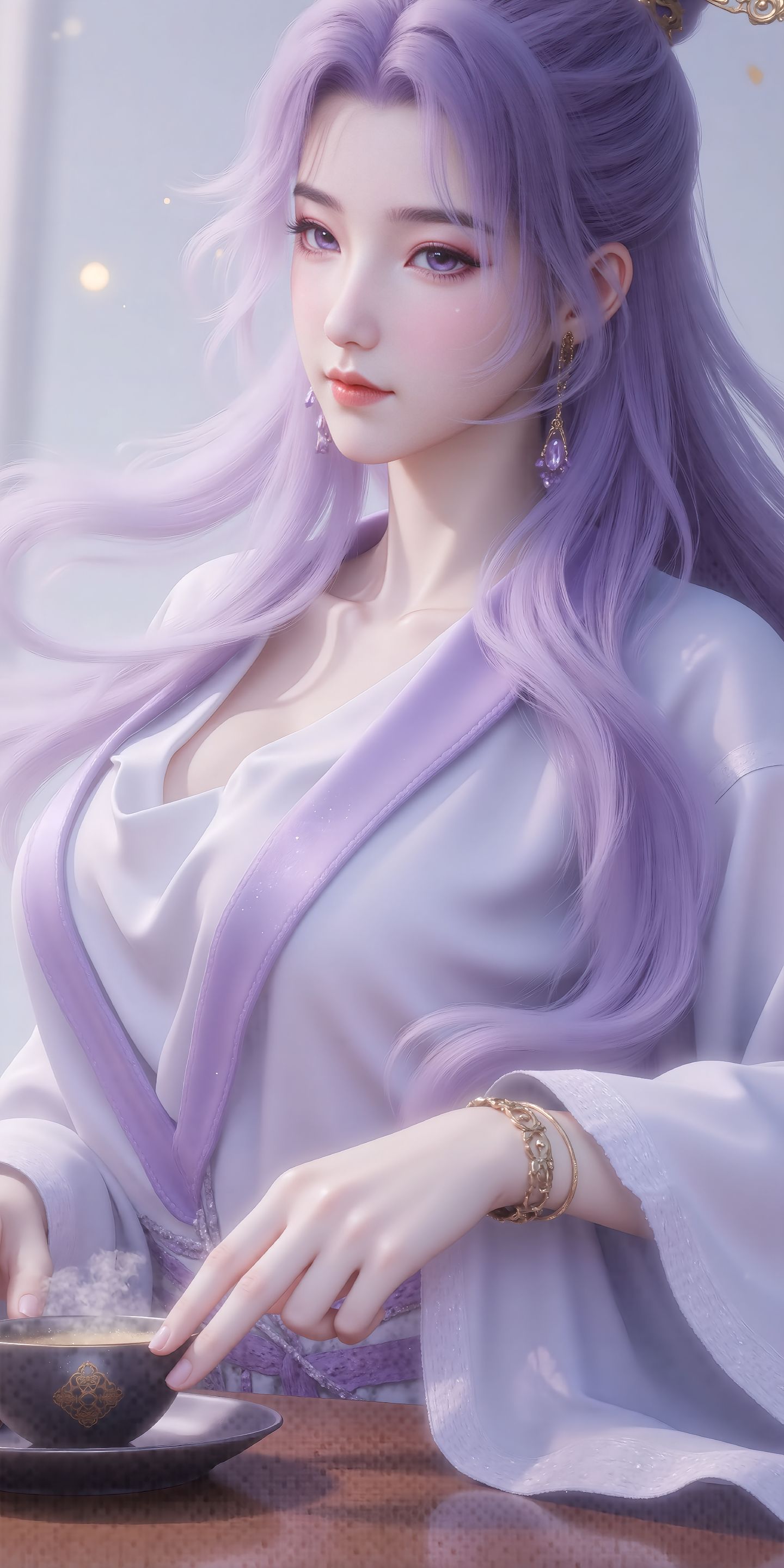 国漫女神 云霄仙子 ai绘画 无法抵抗的温柔。,第5张