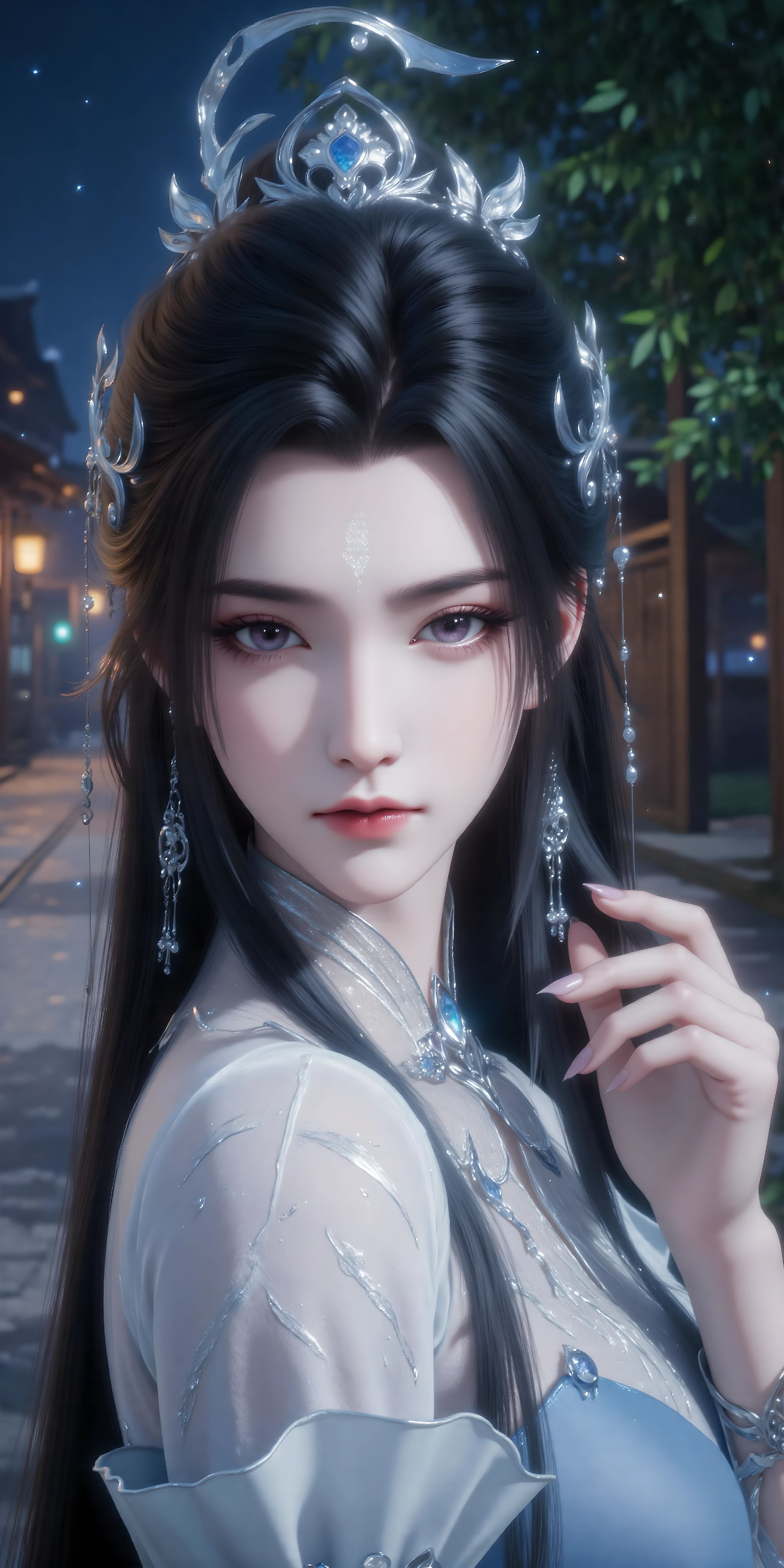 诛仙 国漫女神 ai绘画 深情如陆雪琪,第3张