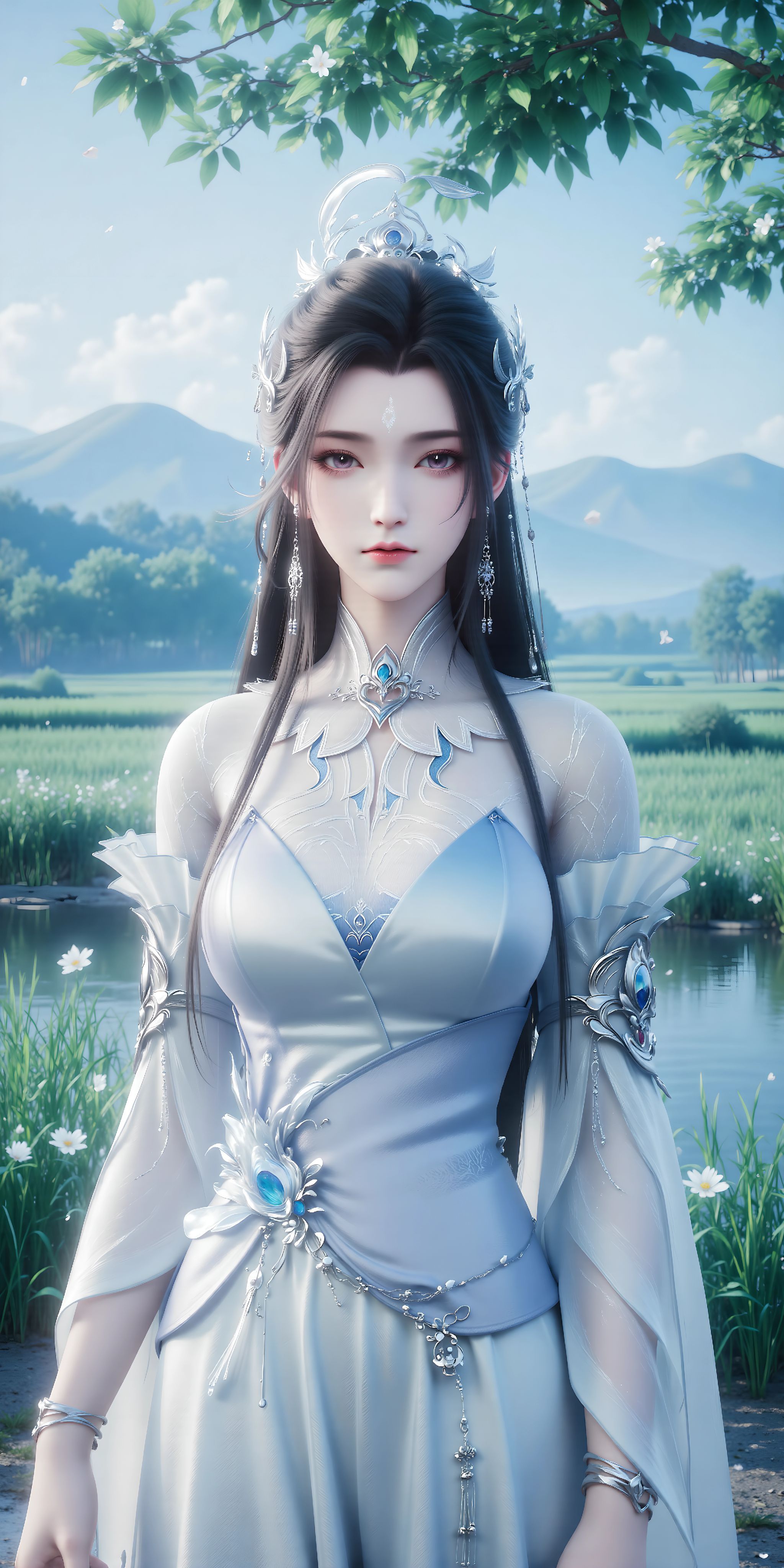 诛仙 国漫女神 ai绘画 深情如陆雪琪,第7张