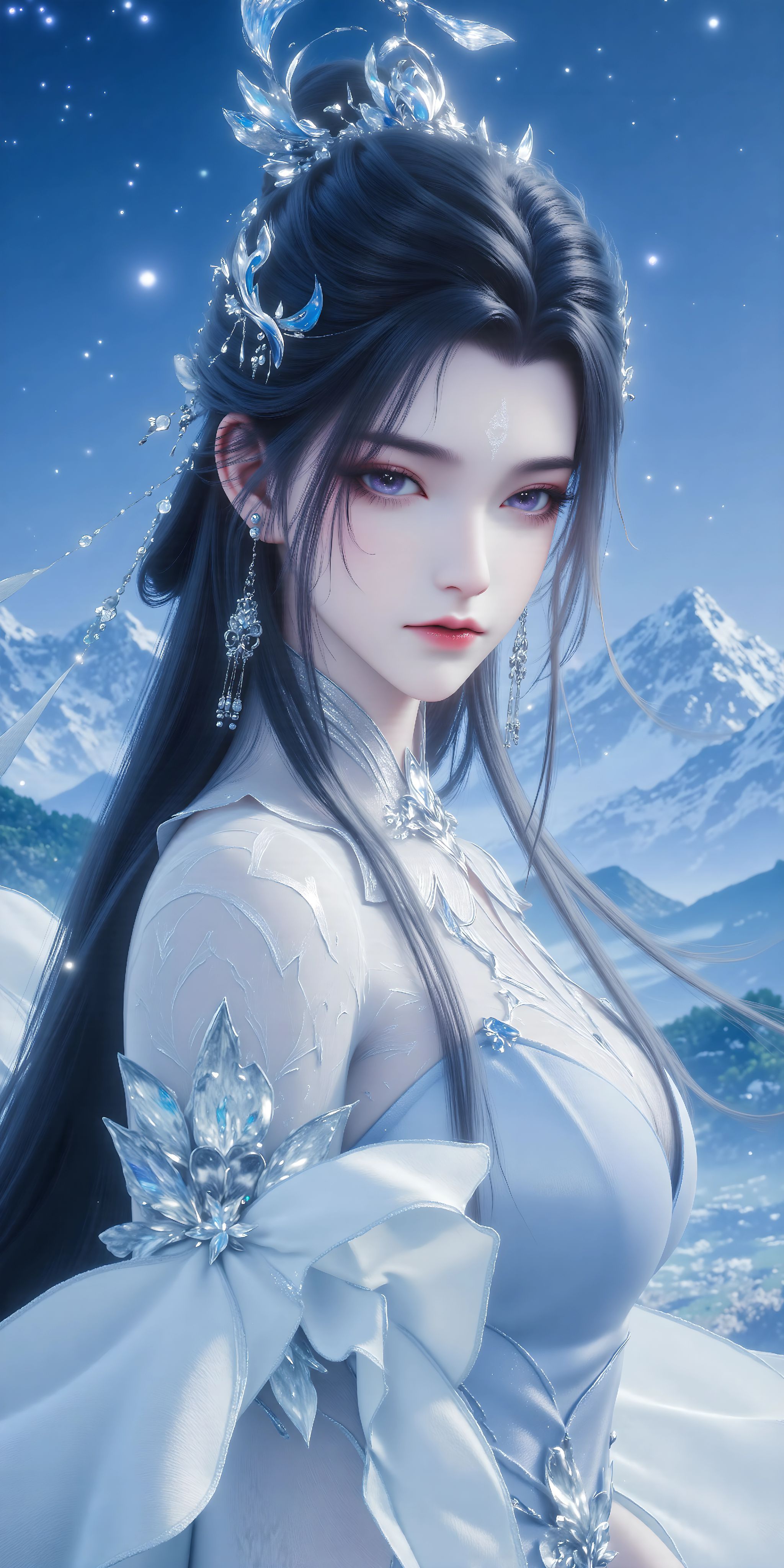 诛仙 国漫女神 ai绘画 深情如陆雪琪,第12张